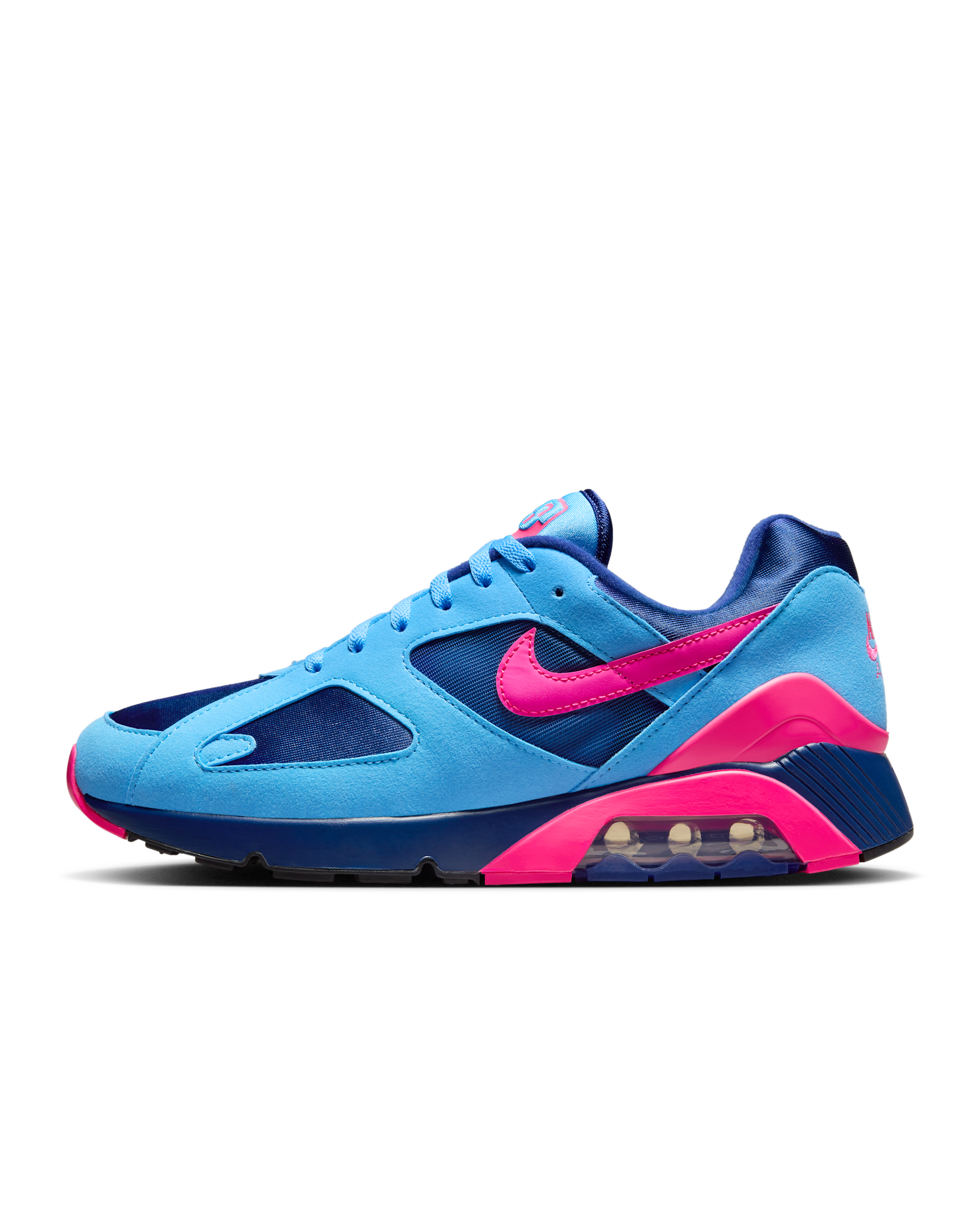 Nike Air 180 Men's Shoes - University Blue/Deep Royal Blue/Black/Hyper Pink