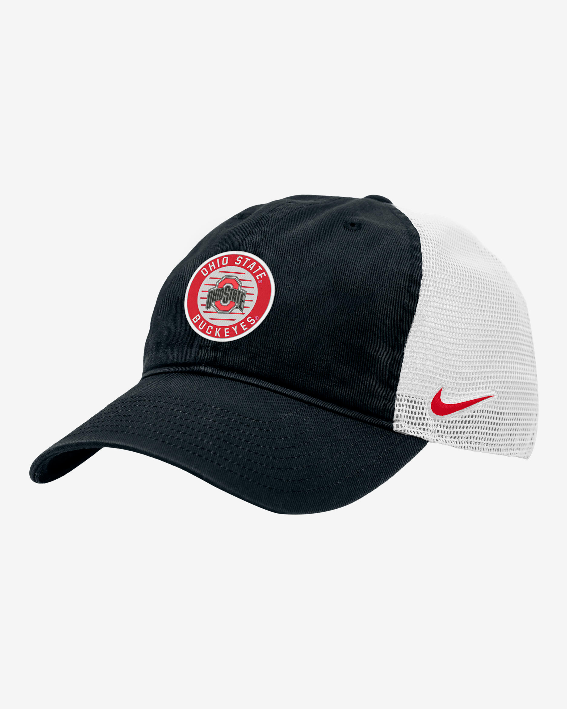 Ohio State Heritage86 Nike College Trucker Hat - Black