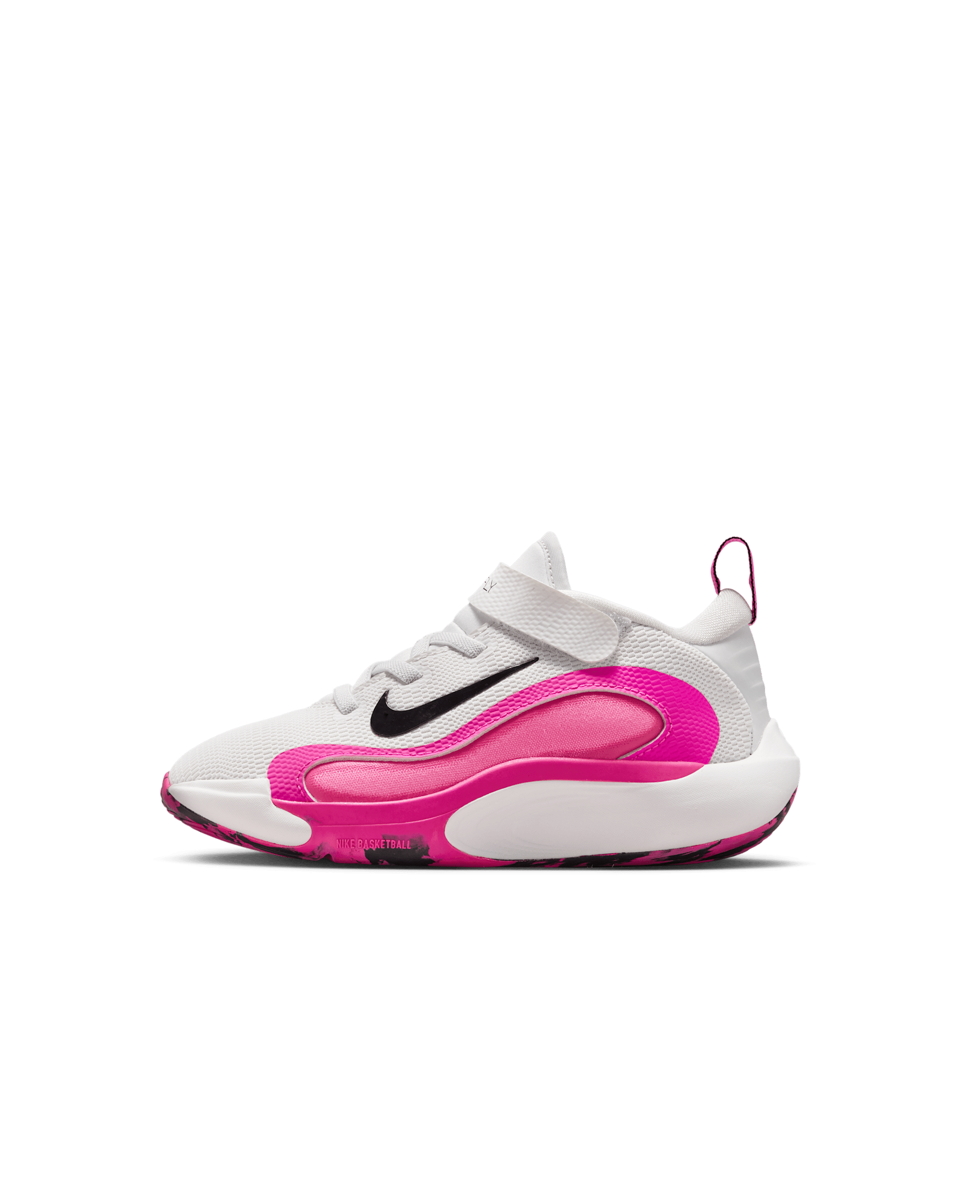 Nike IsoFly Little Kids' Shoes - Platinum Tint/Laser Fuchsia/Pink Glow/Black