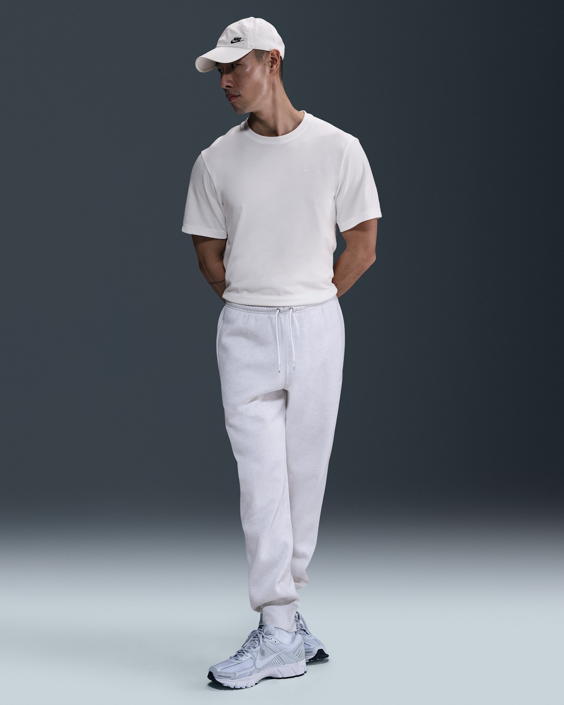 Pantalon de jogging Nike Club pour homme - Birch Heather/Blanc/Blanc
