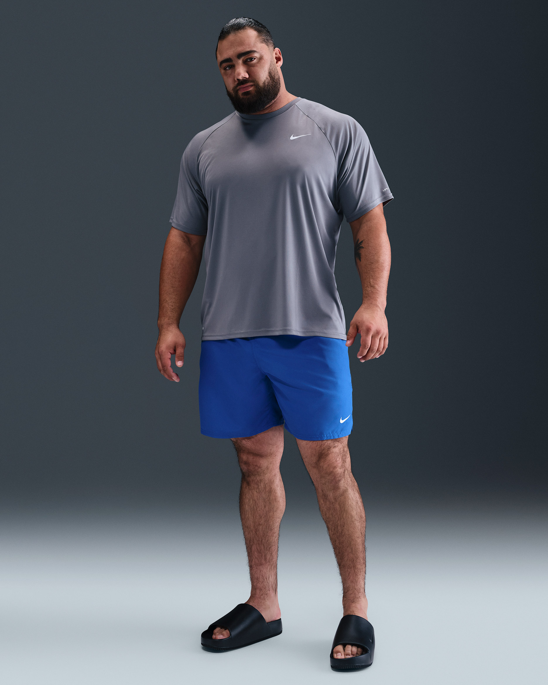 Nike Swim Breaker Essential Men's 7" Brief-Lined Volley Short (Big & Tall) - Game Royal