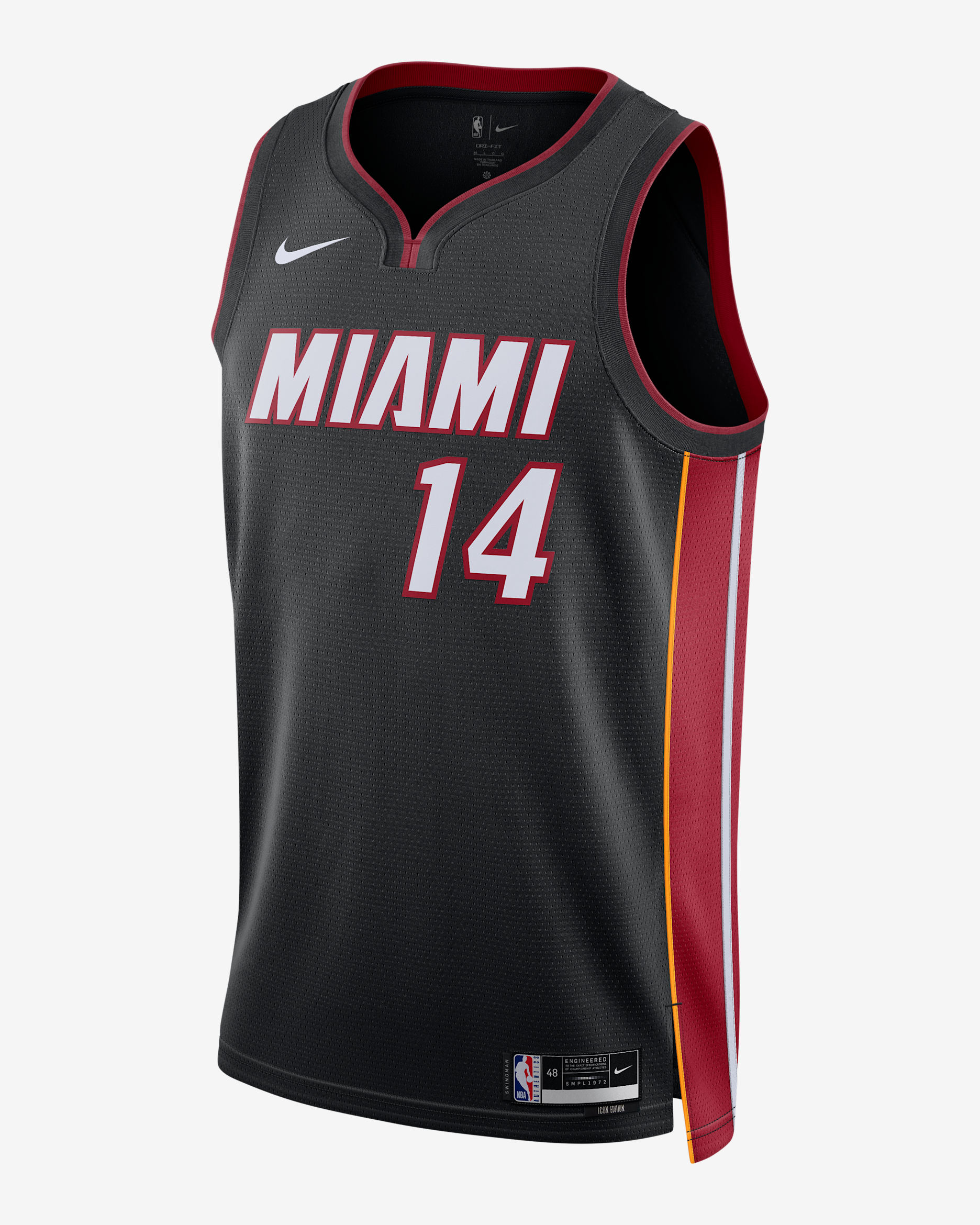 Miami Heat Icon Edition Men's Nike Dri-FIT NBA Swingman Jersey - Black