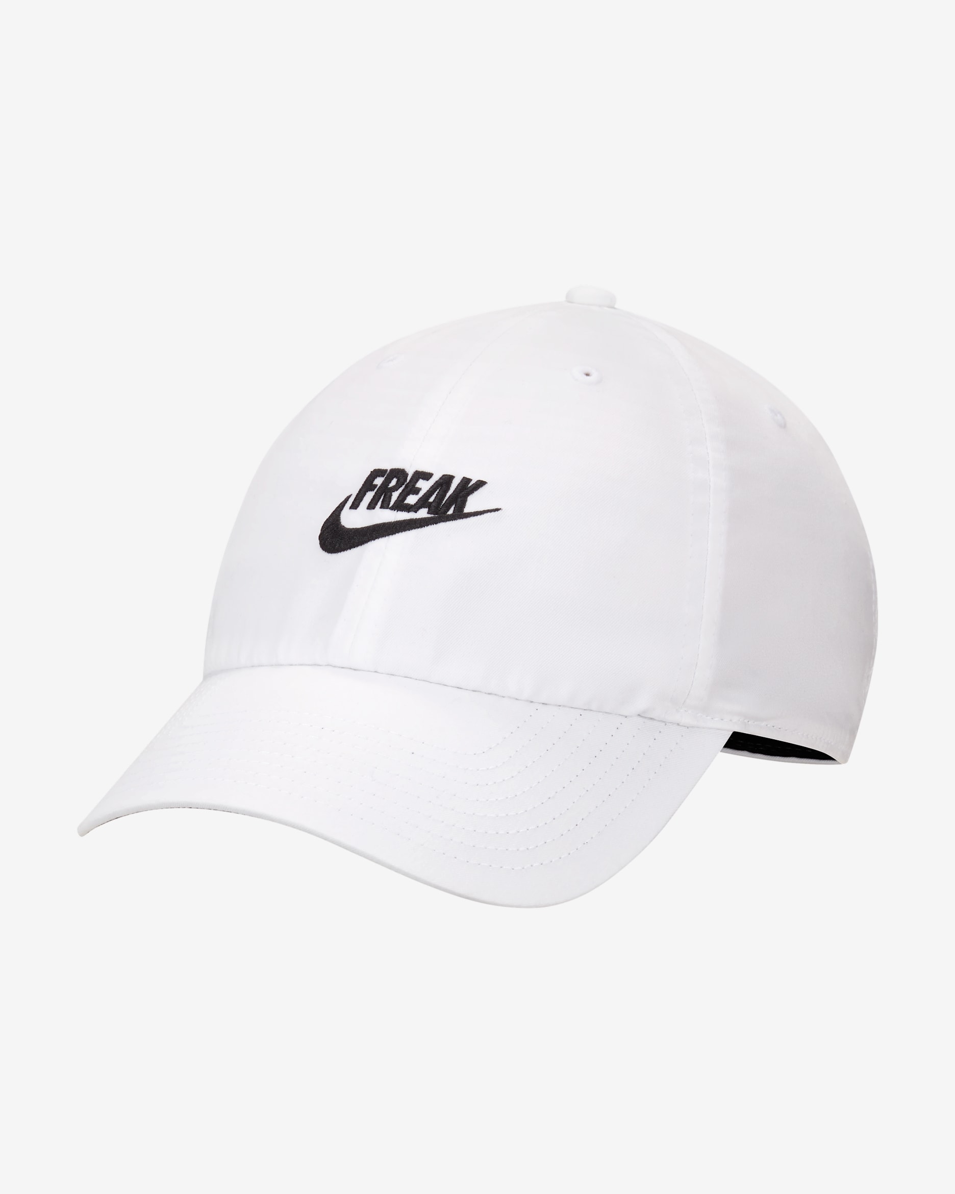 Giannis Antetokounmpo Nike Dri-FIT Club Unstructured 'Freak' Cap - White/Black
