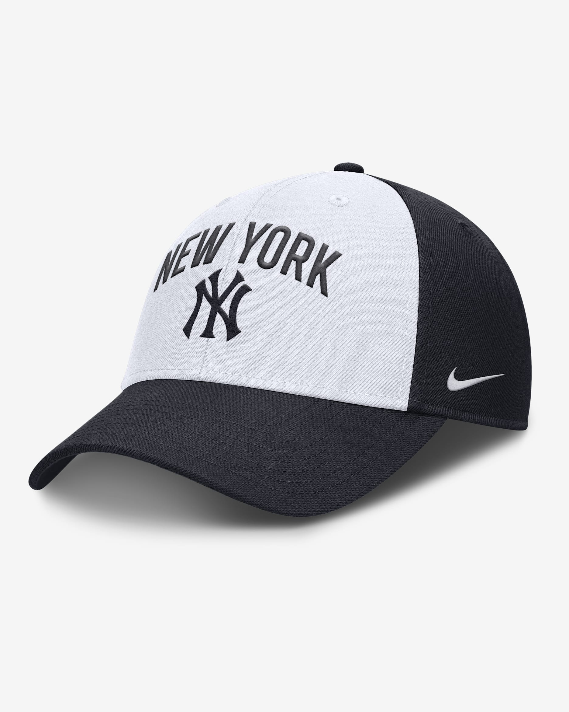 New York Yankees Club Men's Nike Dri-FIT MLB Adjustable Hat - White