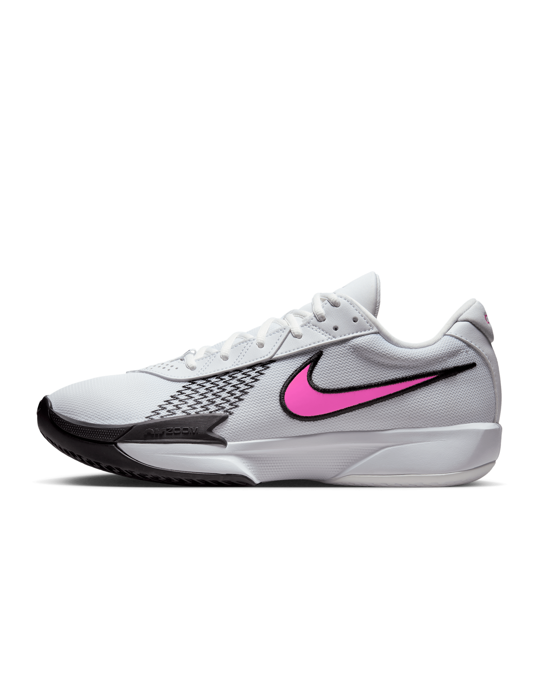 Tenis de básquetbol Nike G.T. Cut Academy - Blanco/Negro/Avalancha rosa