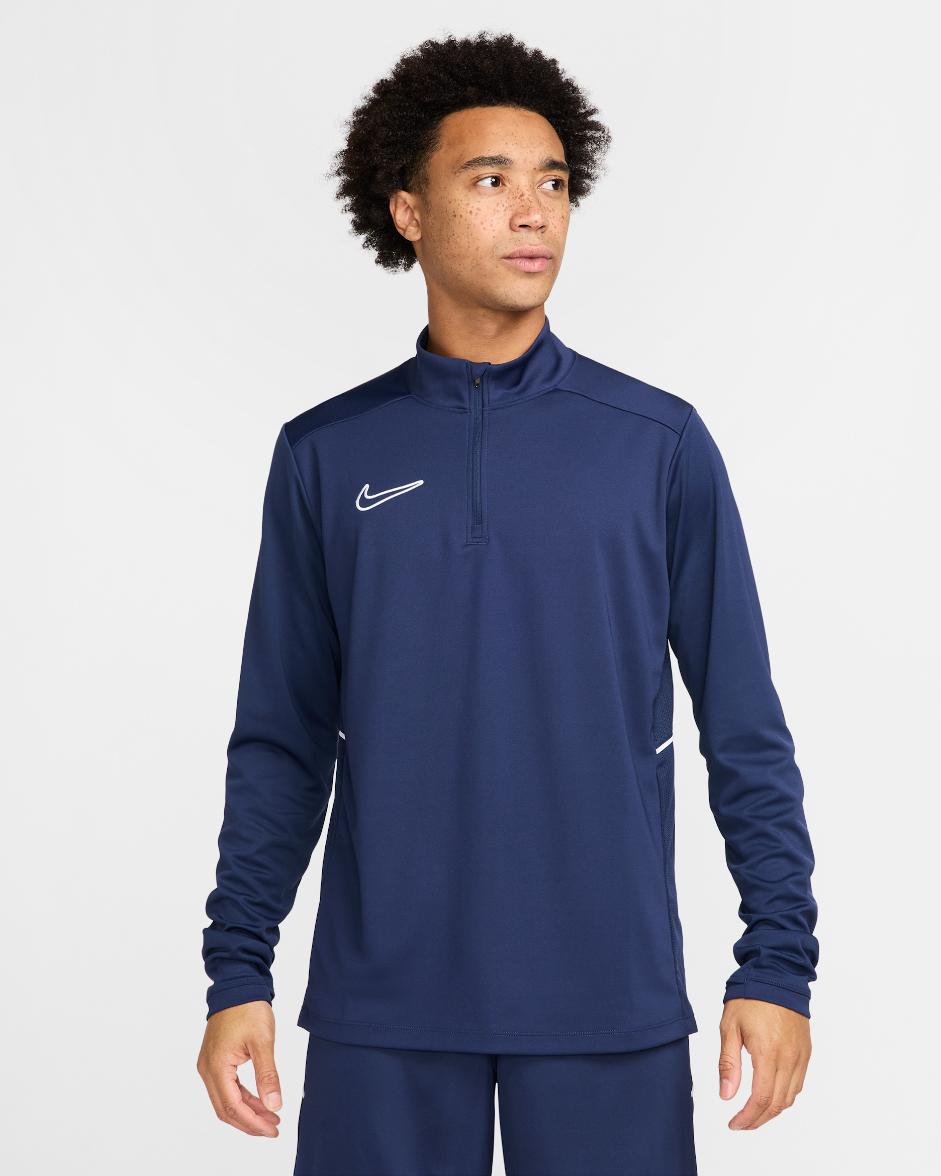 Fotbollsträningströja Nike Academy Dri-FIT för män - Midnight Navy/Midnight Navy/Vit