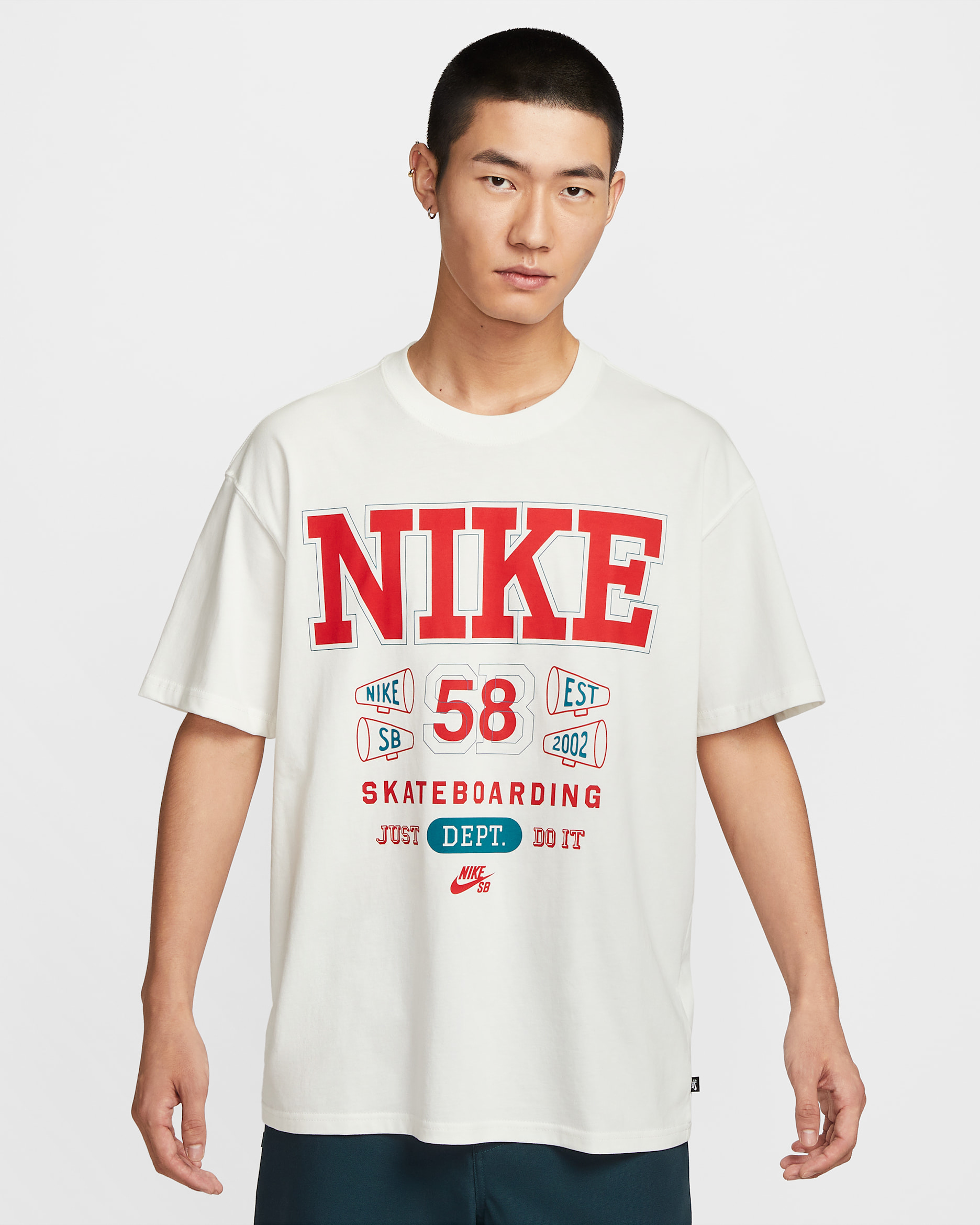 ナイキ SB マックス90 スケートボード Tシャツ - セイル