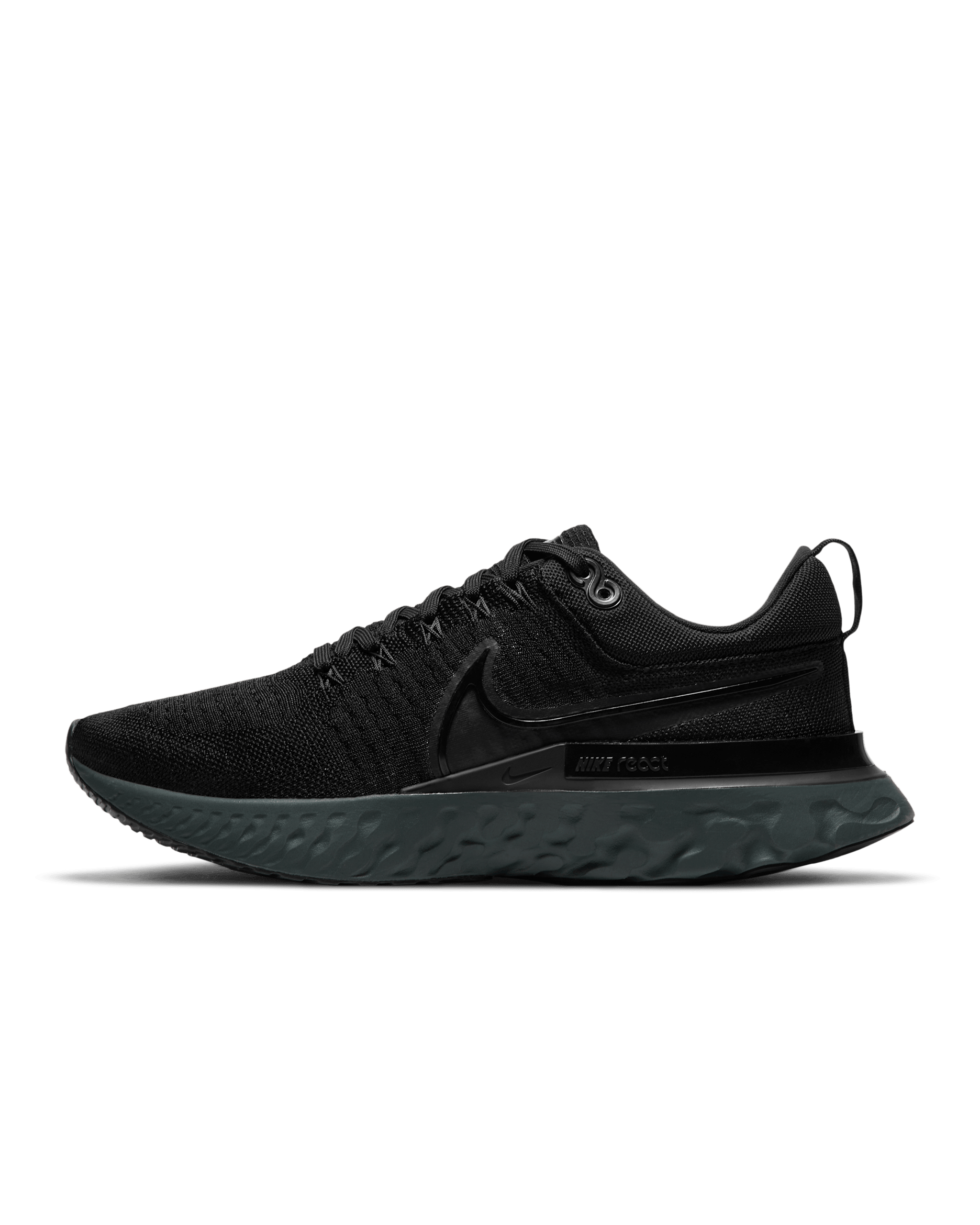 Nike React Infinity 2 Men's Road Running Shoes - Black/Black/Iron Grey/Black