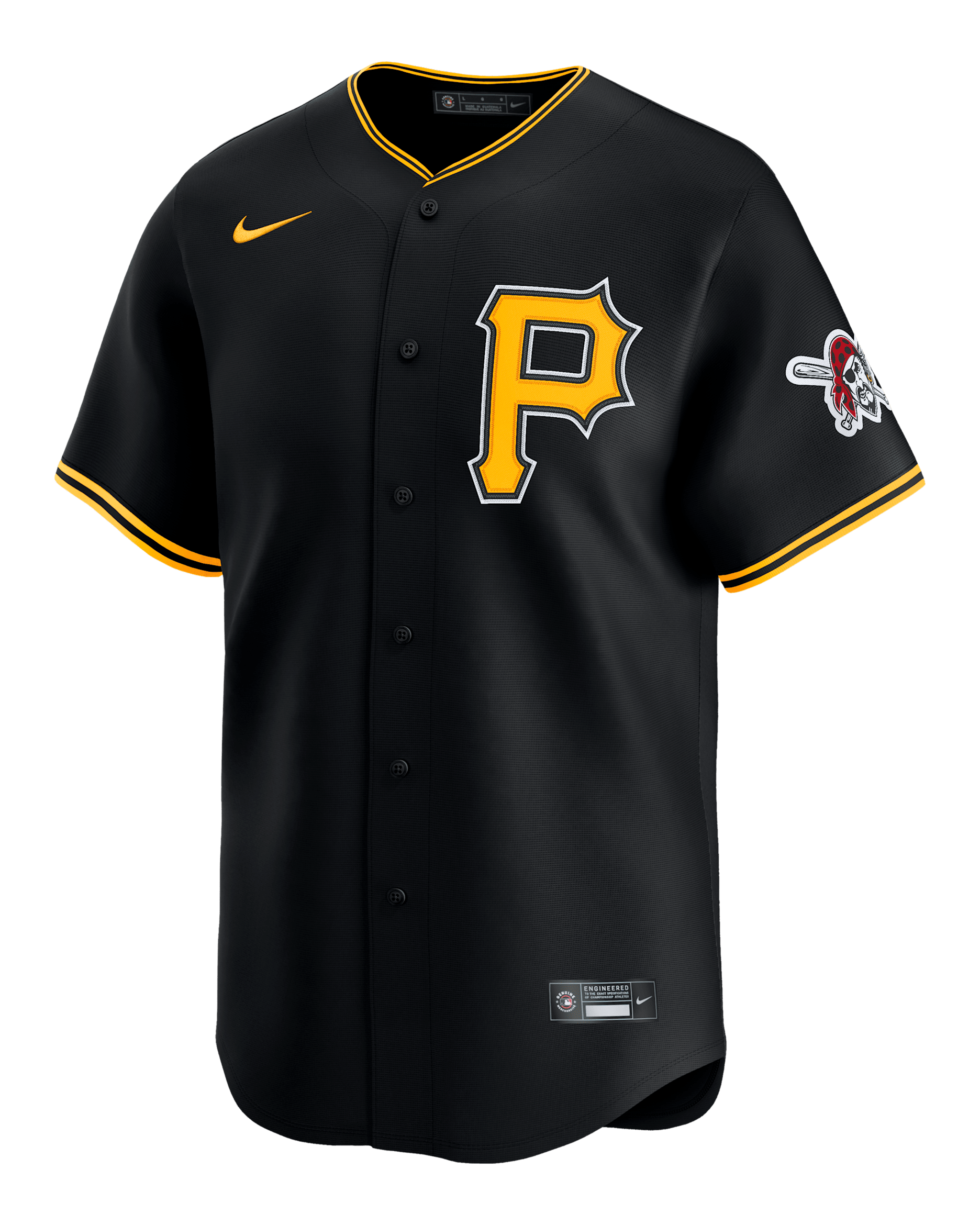 Pittsburgh Pirates Men's Nike Dri-FIT ADV MLB Limited Jersey - Black