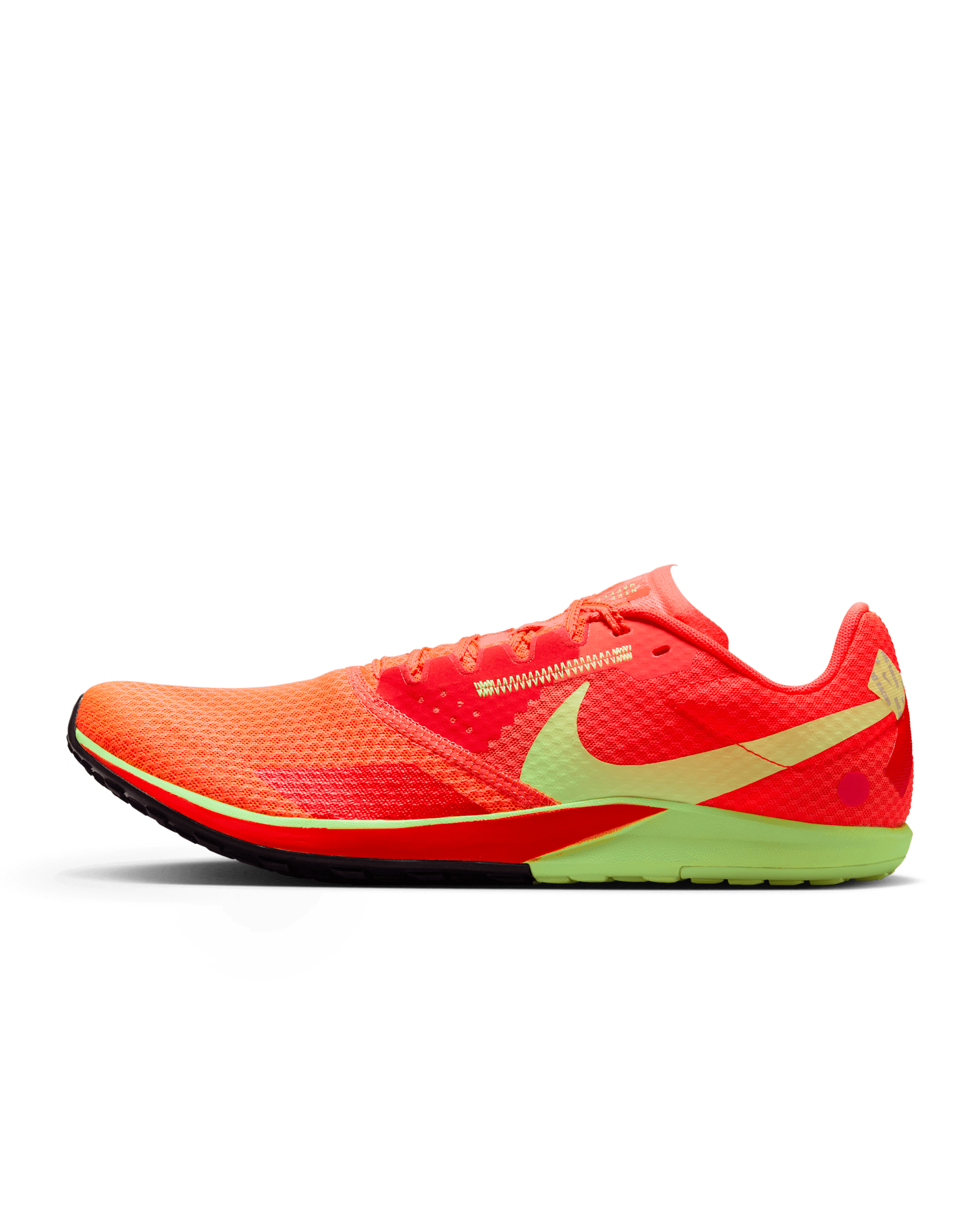Nike Zoom Rival Waffle 6 Road and Cross-Country Racing Shoes - Hyper Orange/Bright Crimson/Mint Foam/Lime Blast