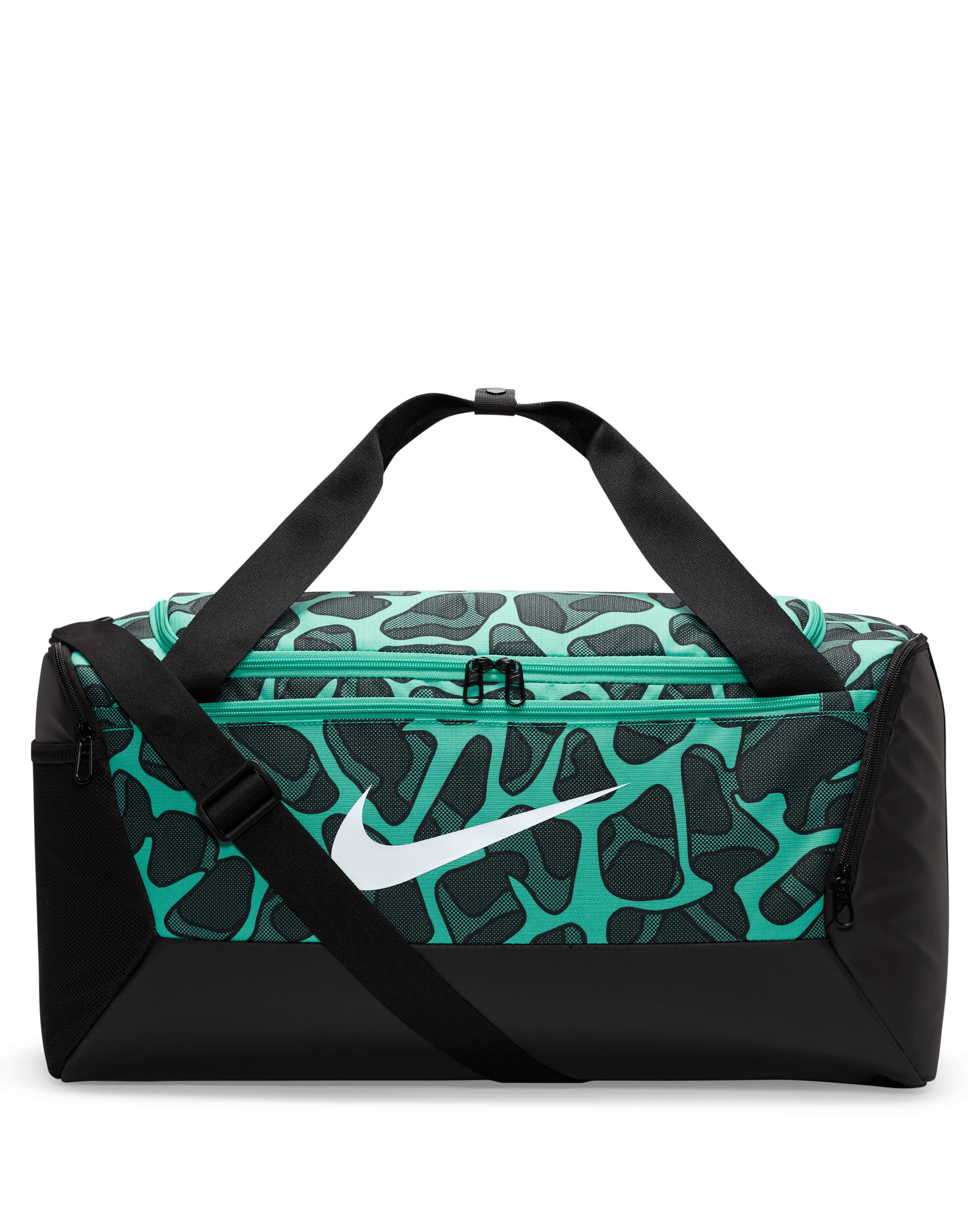 Nike Brasilia Duffel Bag (Small, 41L) - Light Menta/Black/White