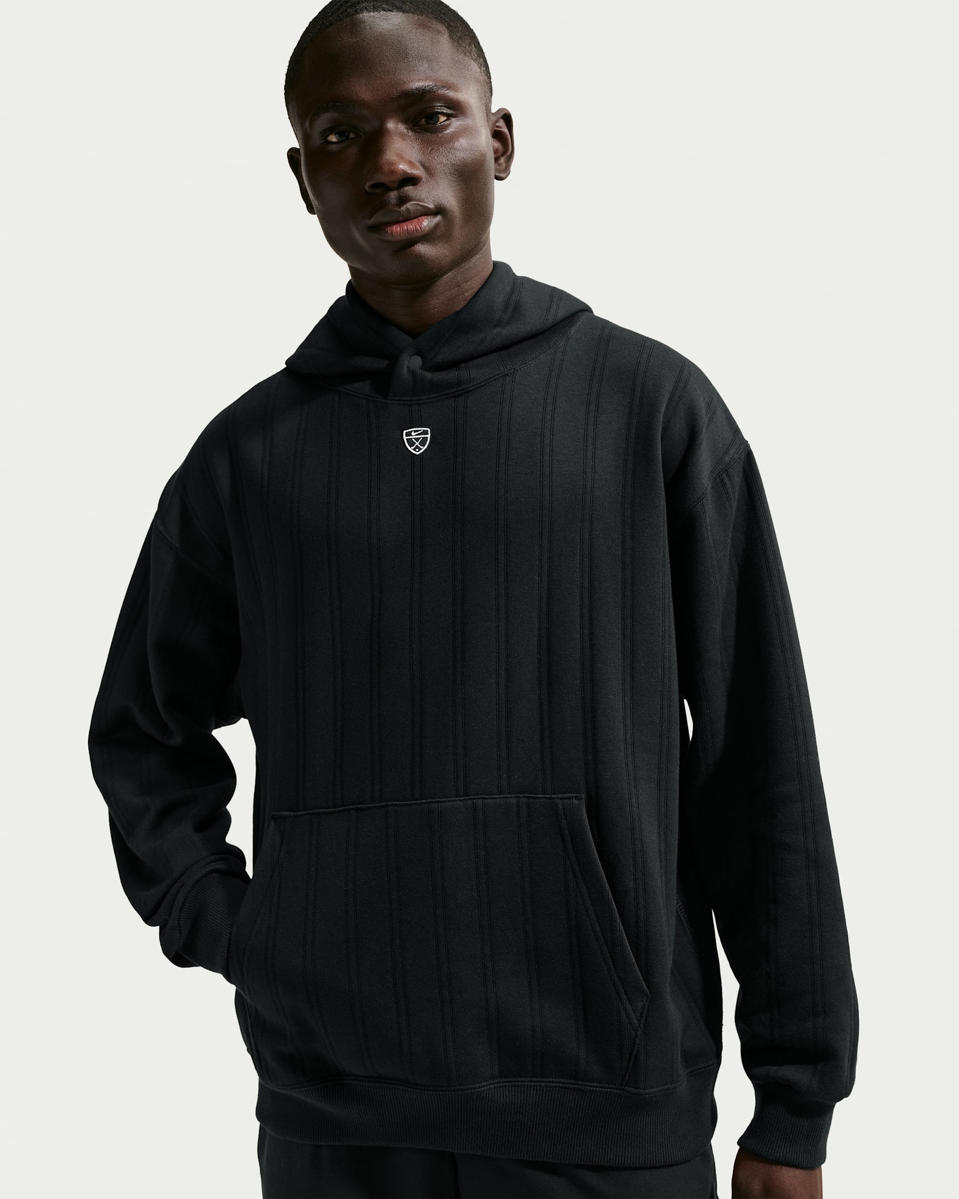 Sweat à capuche Therma-FIT Nike Fairway Fresh pour homme - Noir/Noir