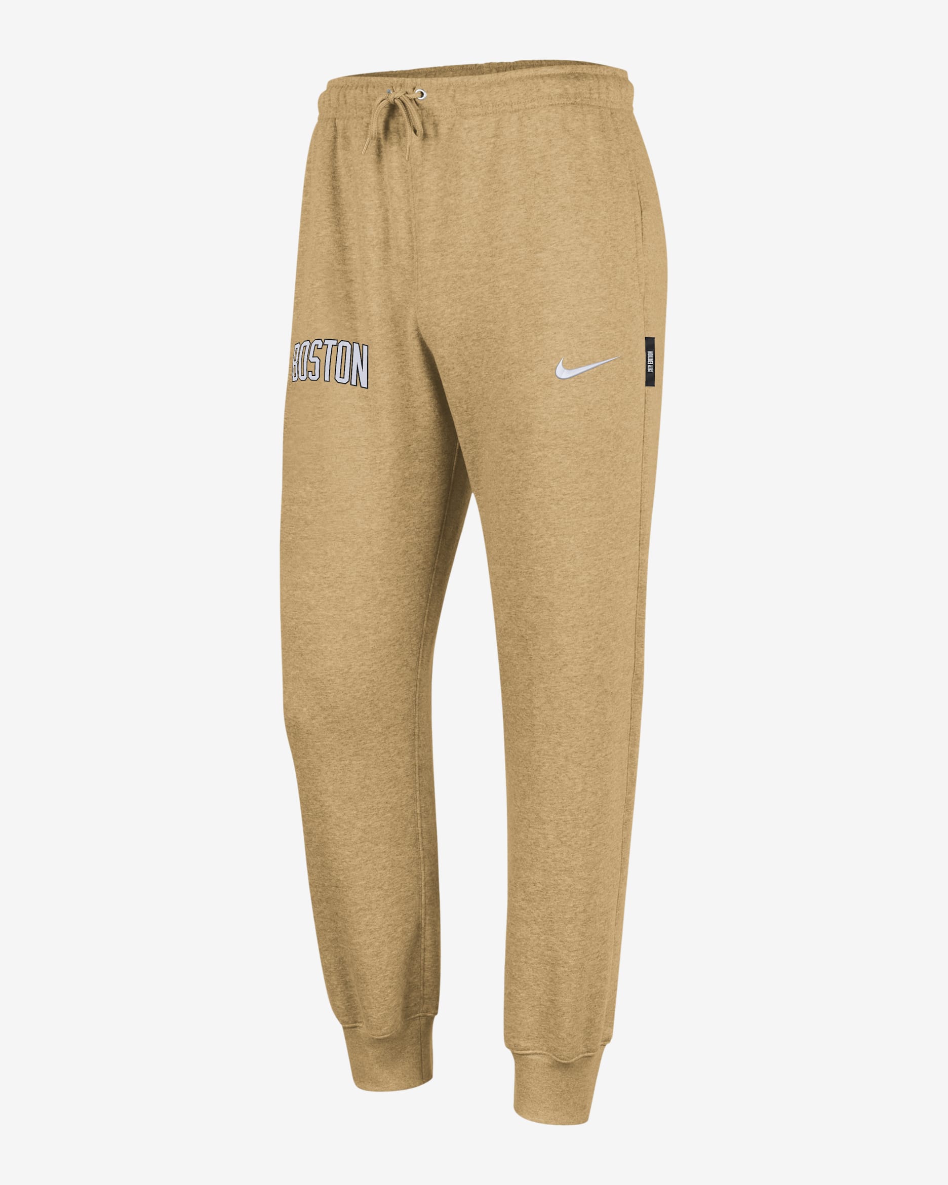 Boston Celtics City Edition Men's Nike NBA Club Fleece Jogger - Club Gold