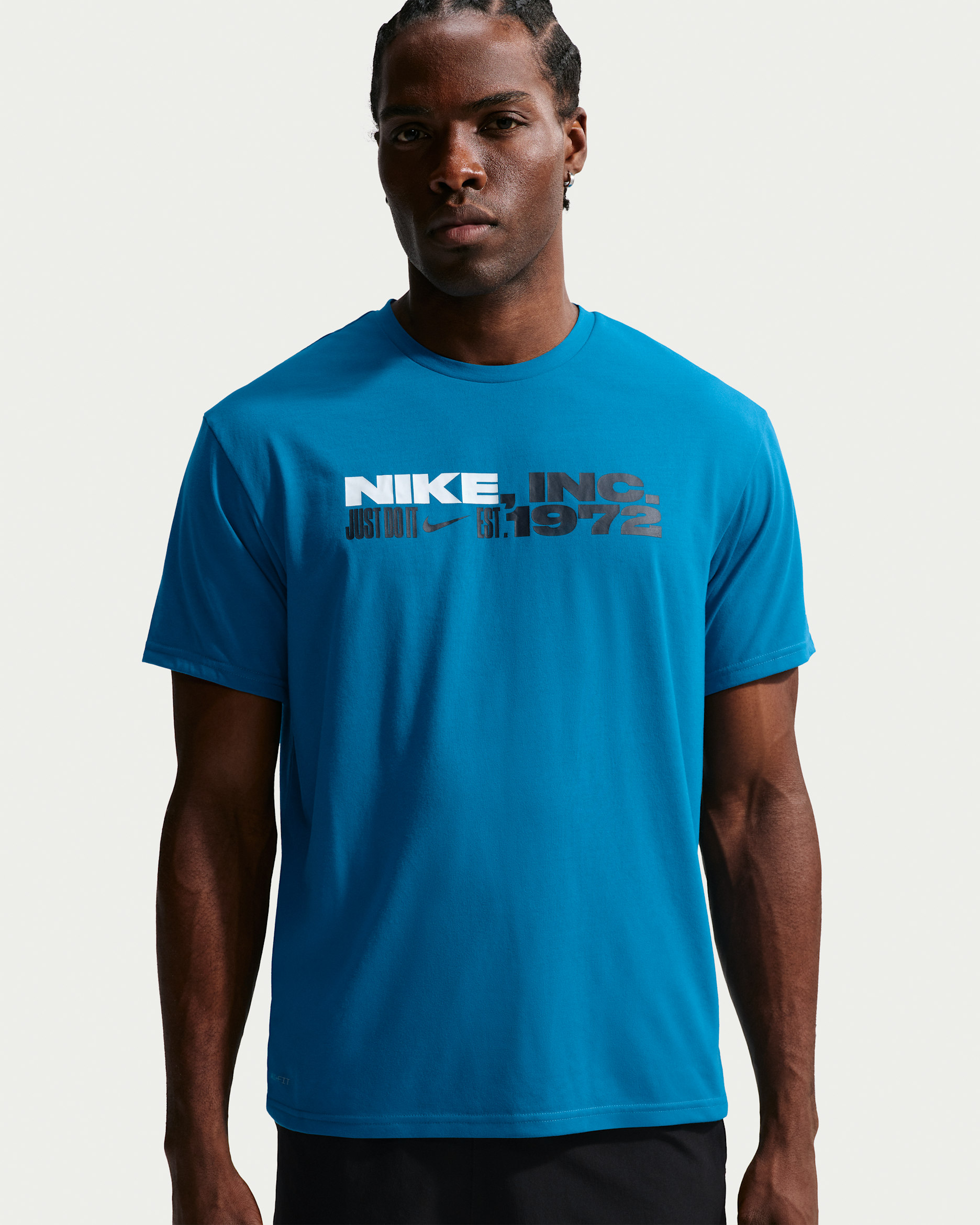 Shorts de playa o alberca de 18 cm totalmente forrados para hombre Nike Swim - Verde abismo/Gris azulado/Negro/Negro