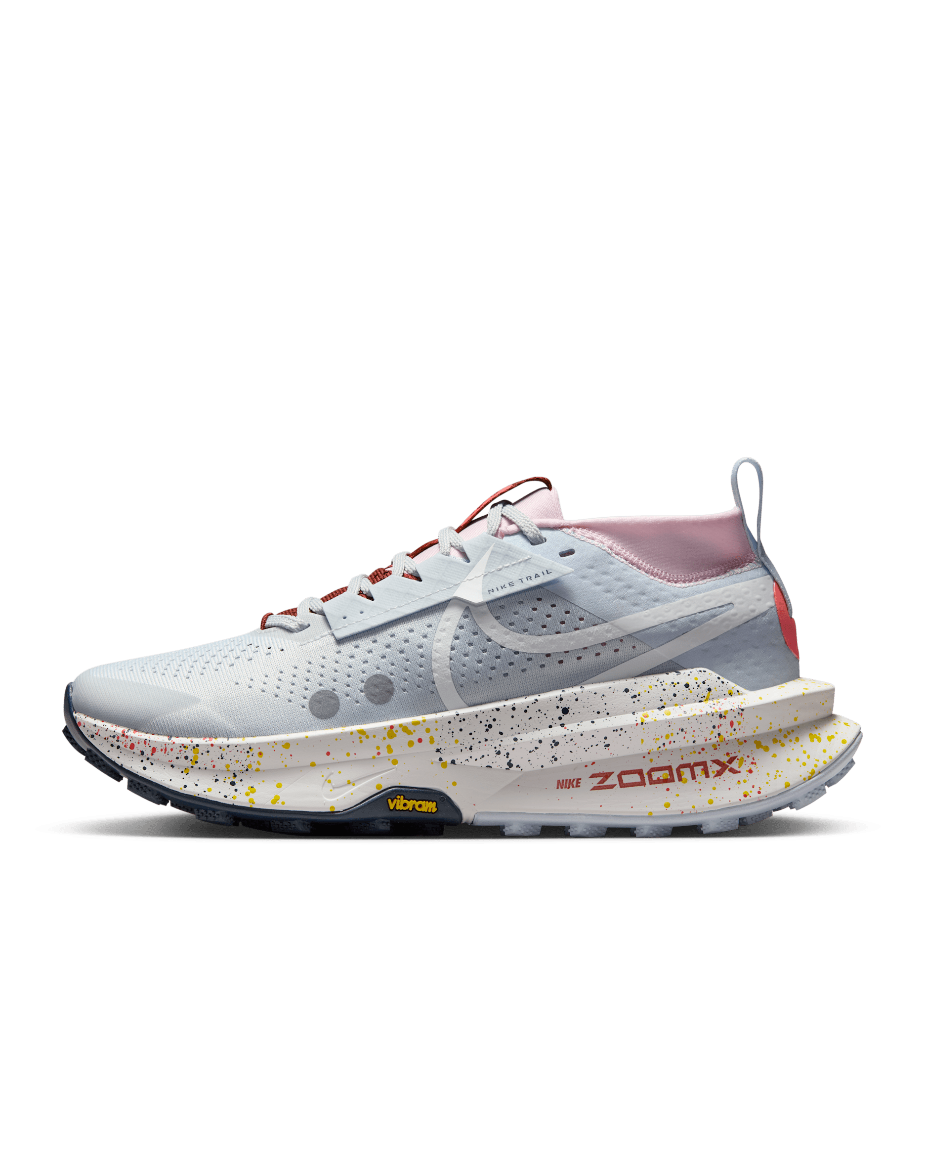 나이키 제가마 2 여성 트레일 러닝화 - 퓨어 플래티넘/풋볼 그레이/핑크 폼/화이트