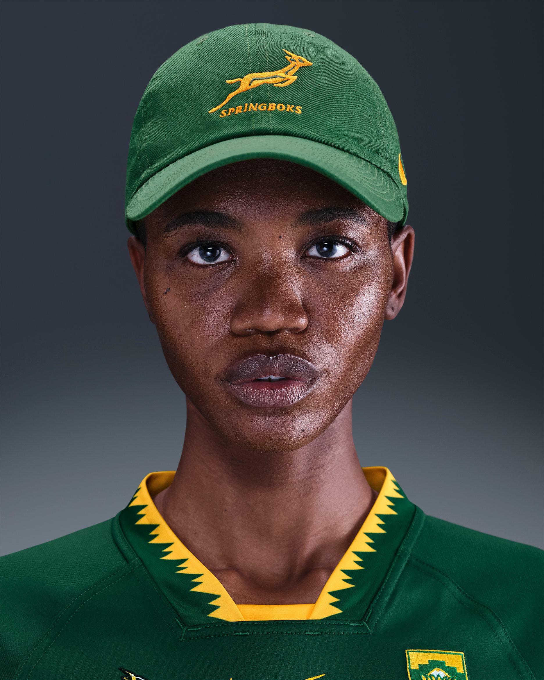 Boné de râguebi Nike Heritage 86 Springboks unissexo - Verde Gorge/Dourado University