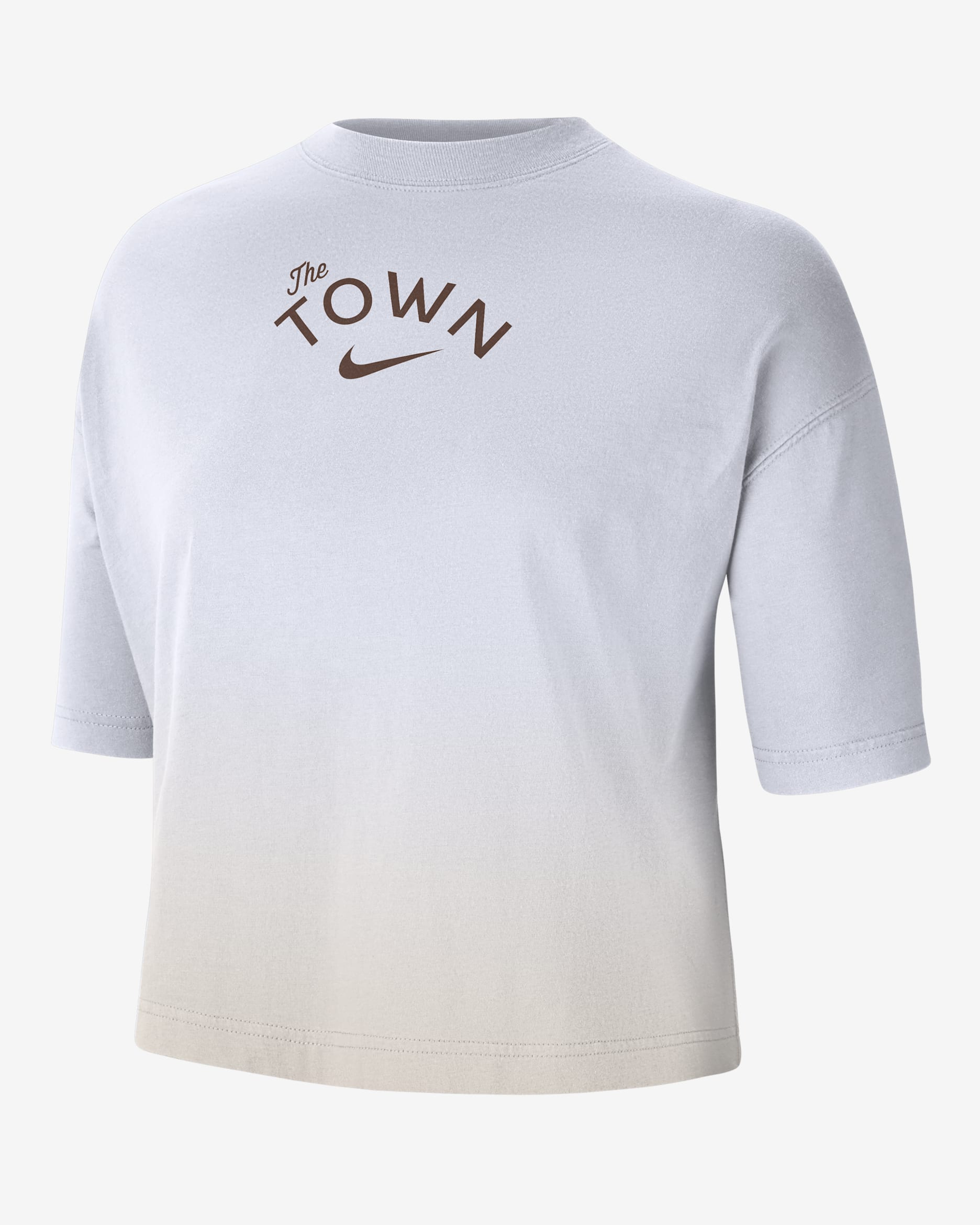 Golden State Warriors Courtside City Edition Premium Women's Nike NBA Boxy T-Shirt - White