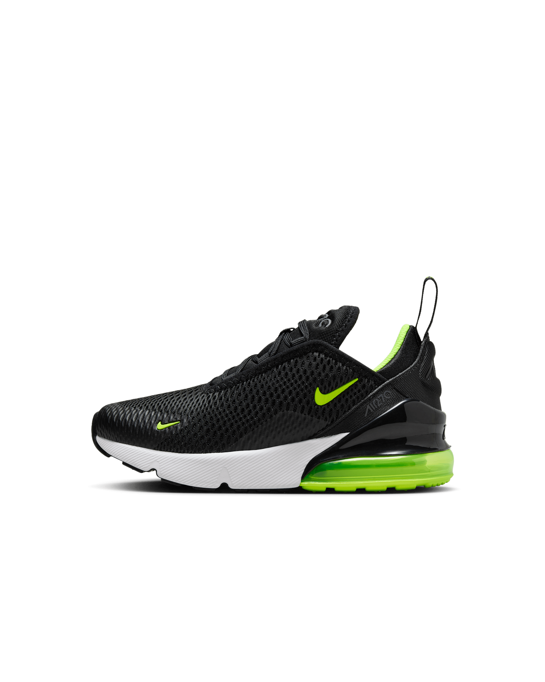 Nike Air Max 270 Younger Kids' Shoes - Black/Lightning/White/Volt