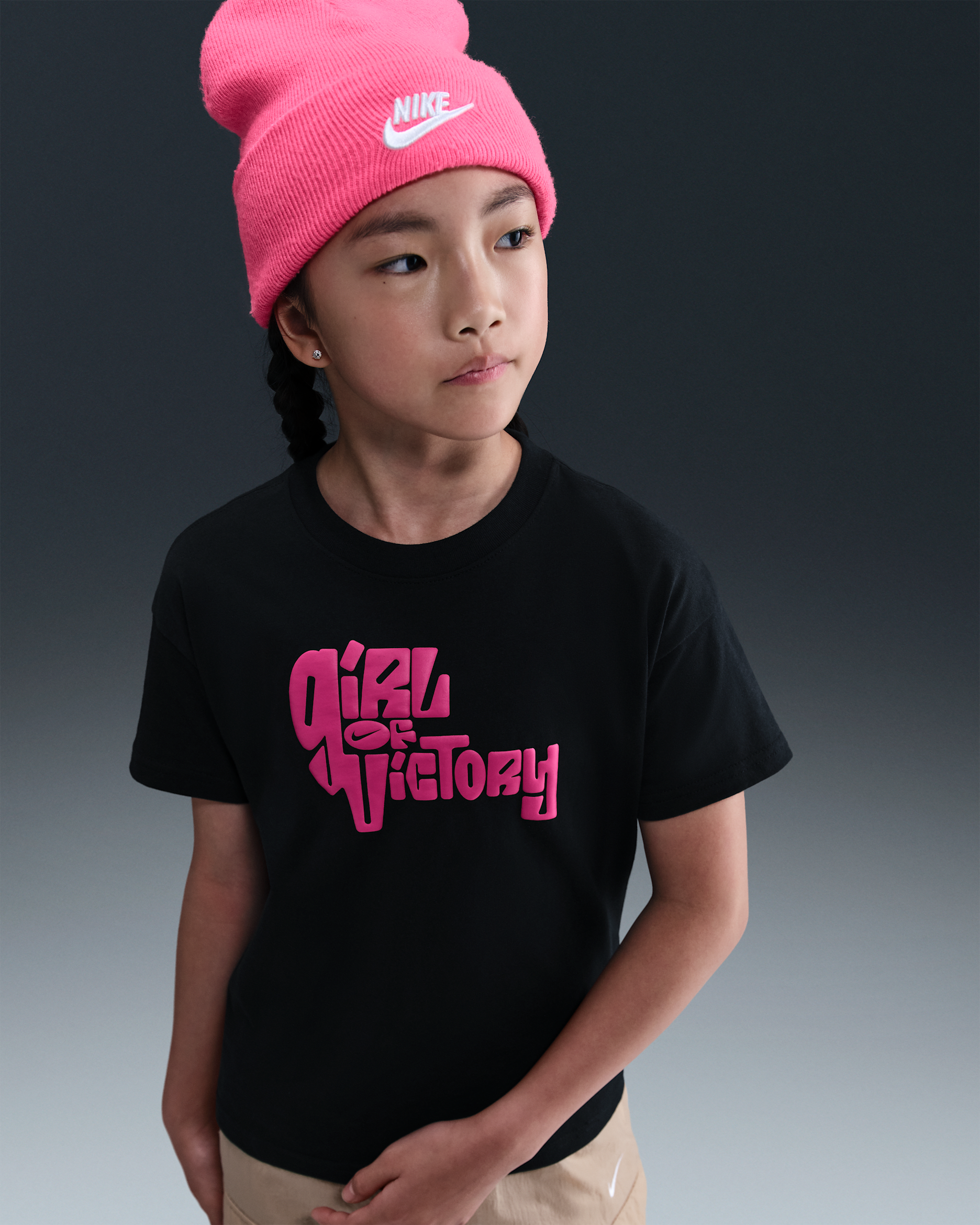 Nike Sportswear Older Kids' (Girls') T-Shirt - Black