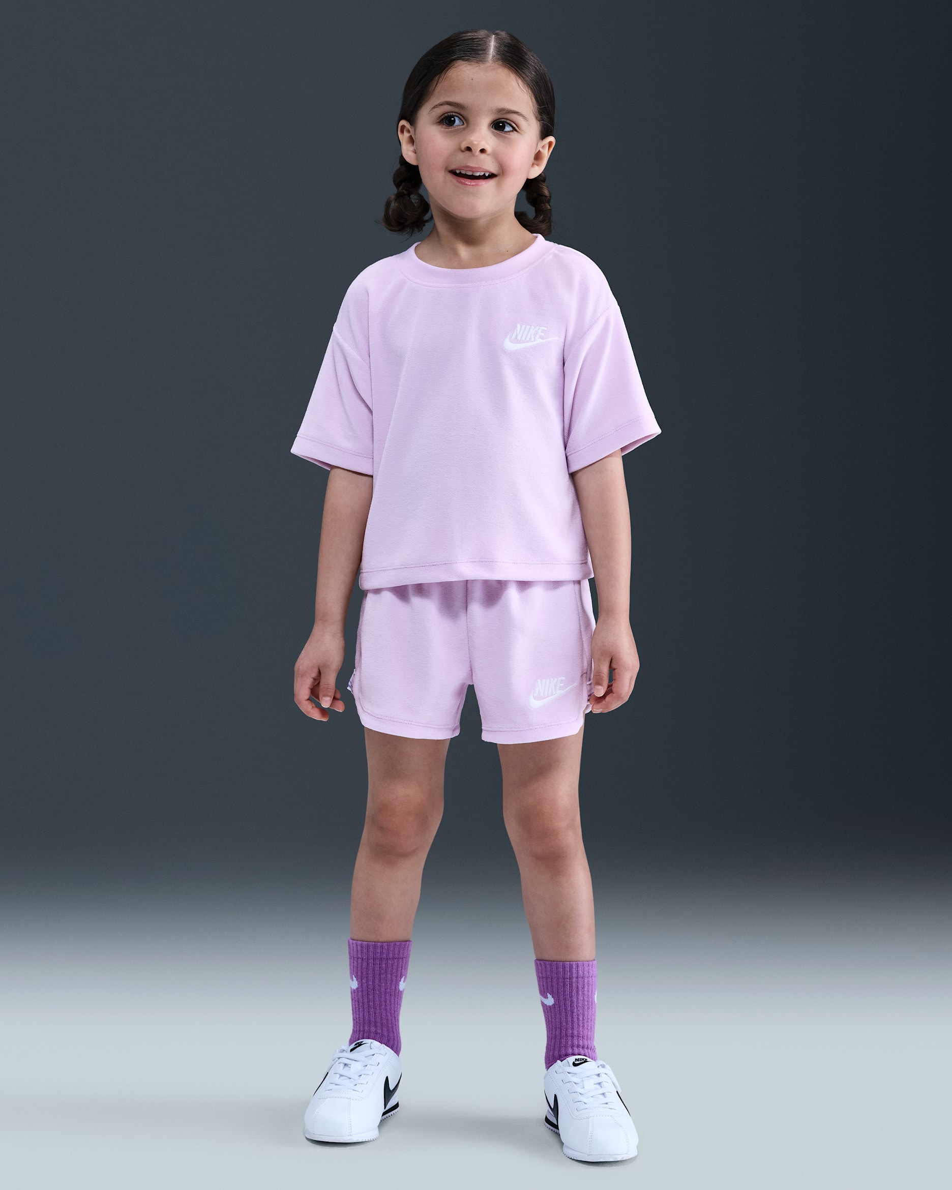 Nike Little Kids' "Let's Roll" 2-Piece Towel Terry Set - Doll