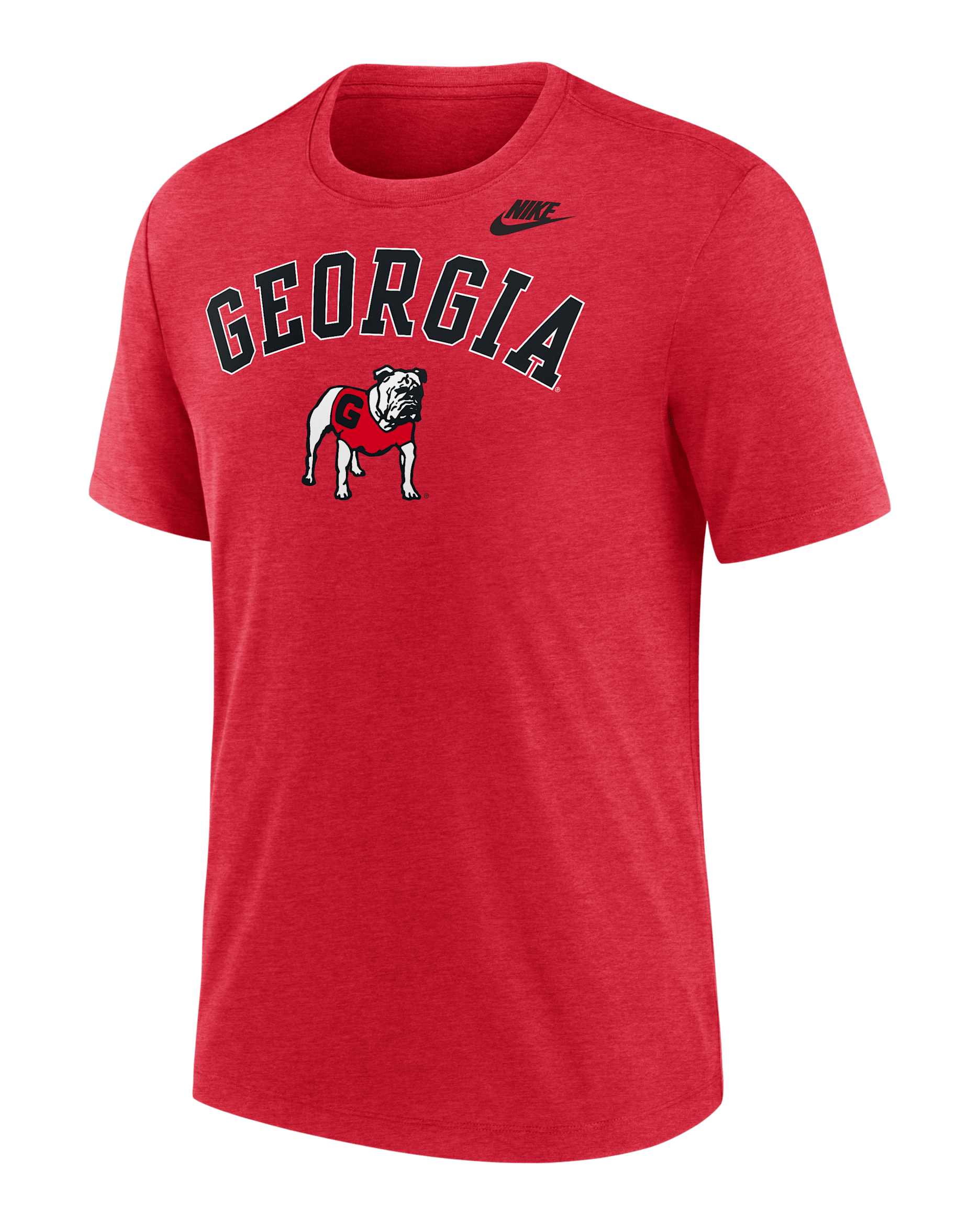 Georgia Legacy Arch Men's Nike College T-Shirt - Red Heather