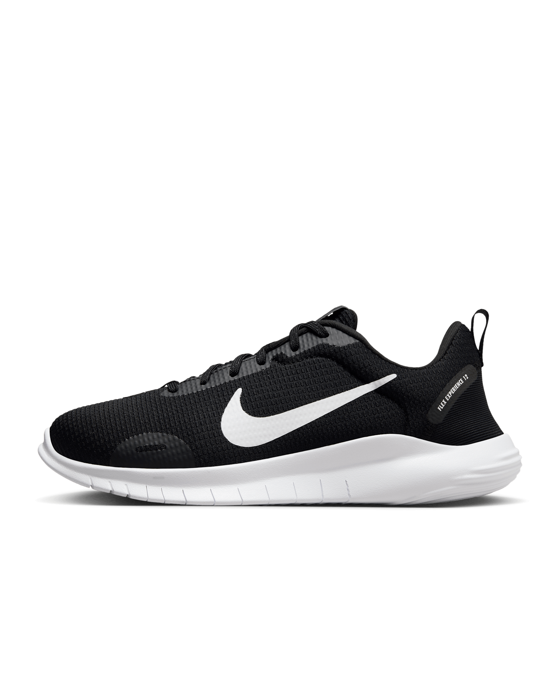 Nike Flex Experience Run 12 Women's Road Running Shoes (Extra Wide) - Black/Dark Smoke Grey/White