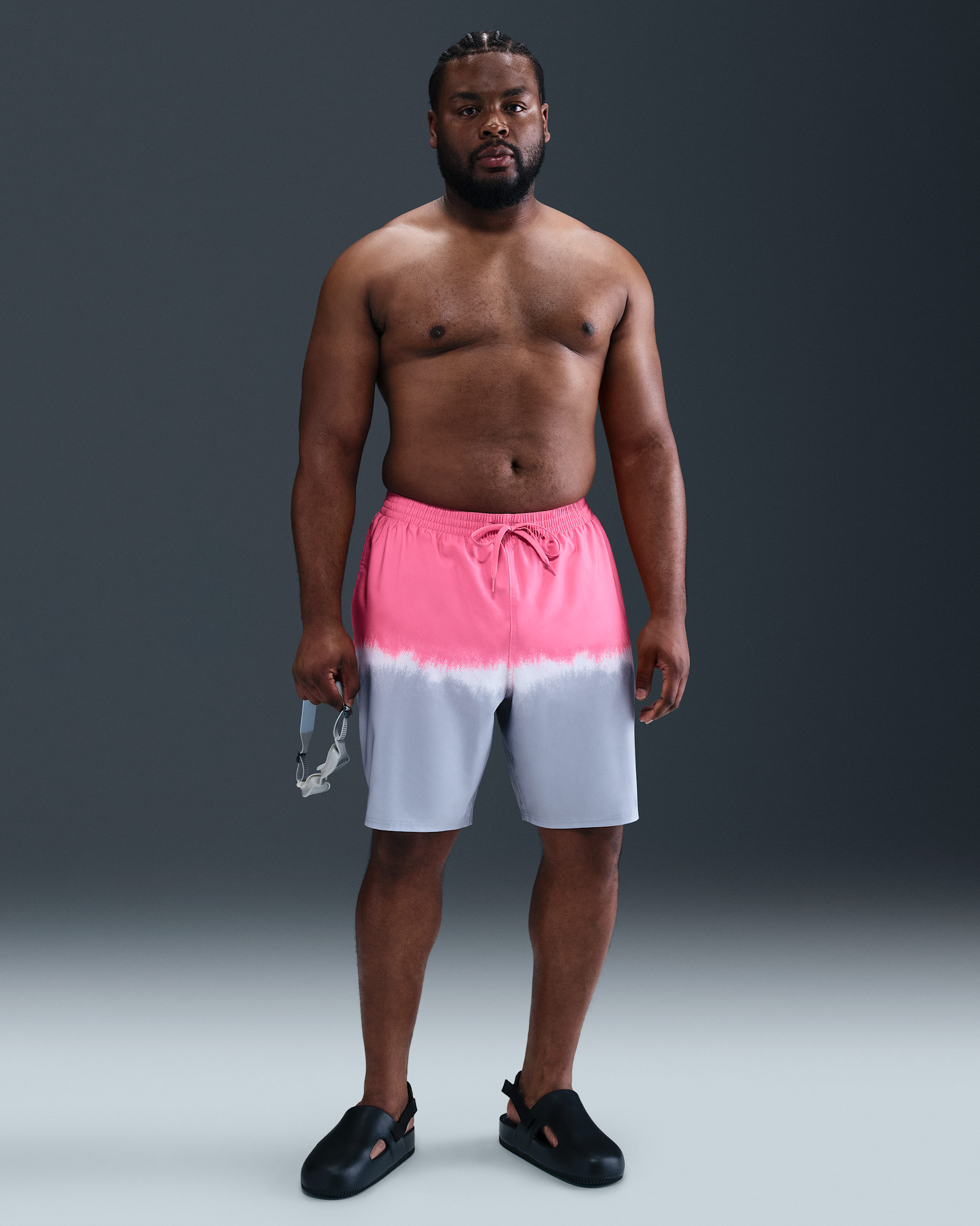 Nike Swim Breaker Men's 9" Boxer Volley Shorts - Pinksicle