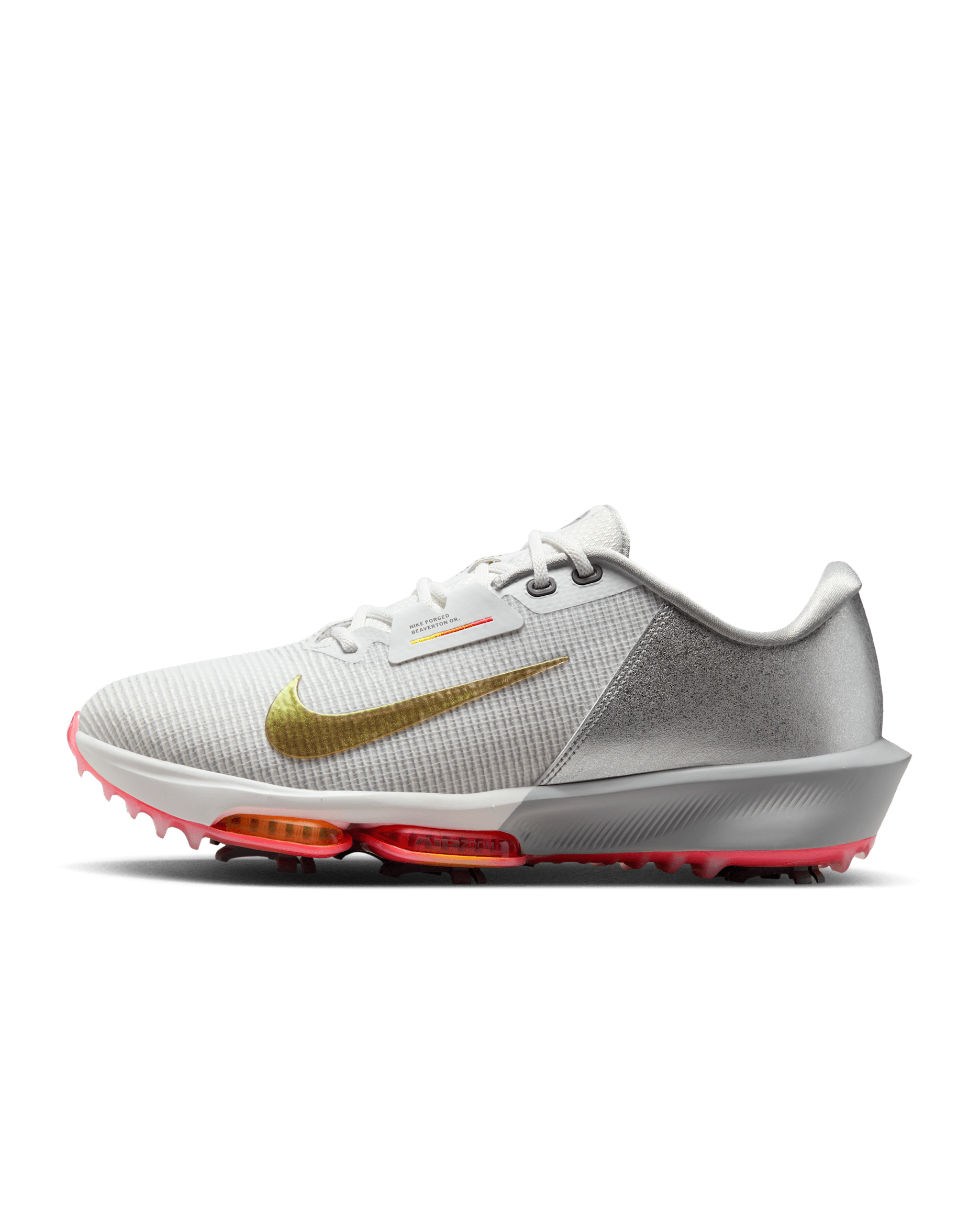 รองเท้ากอล์ฟ Nike Infinity Tour 2 (หน้ากว้าง) - Summit White/Metallic Silver/Iron Grey/ดำ
