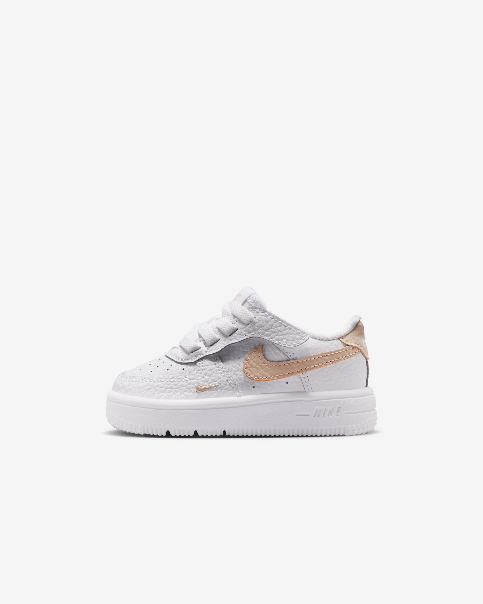 Nike Force 1 Low EasyOn Baby/Toddler Shoes - White/Rattan