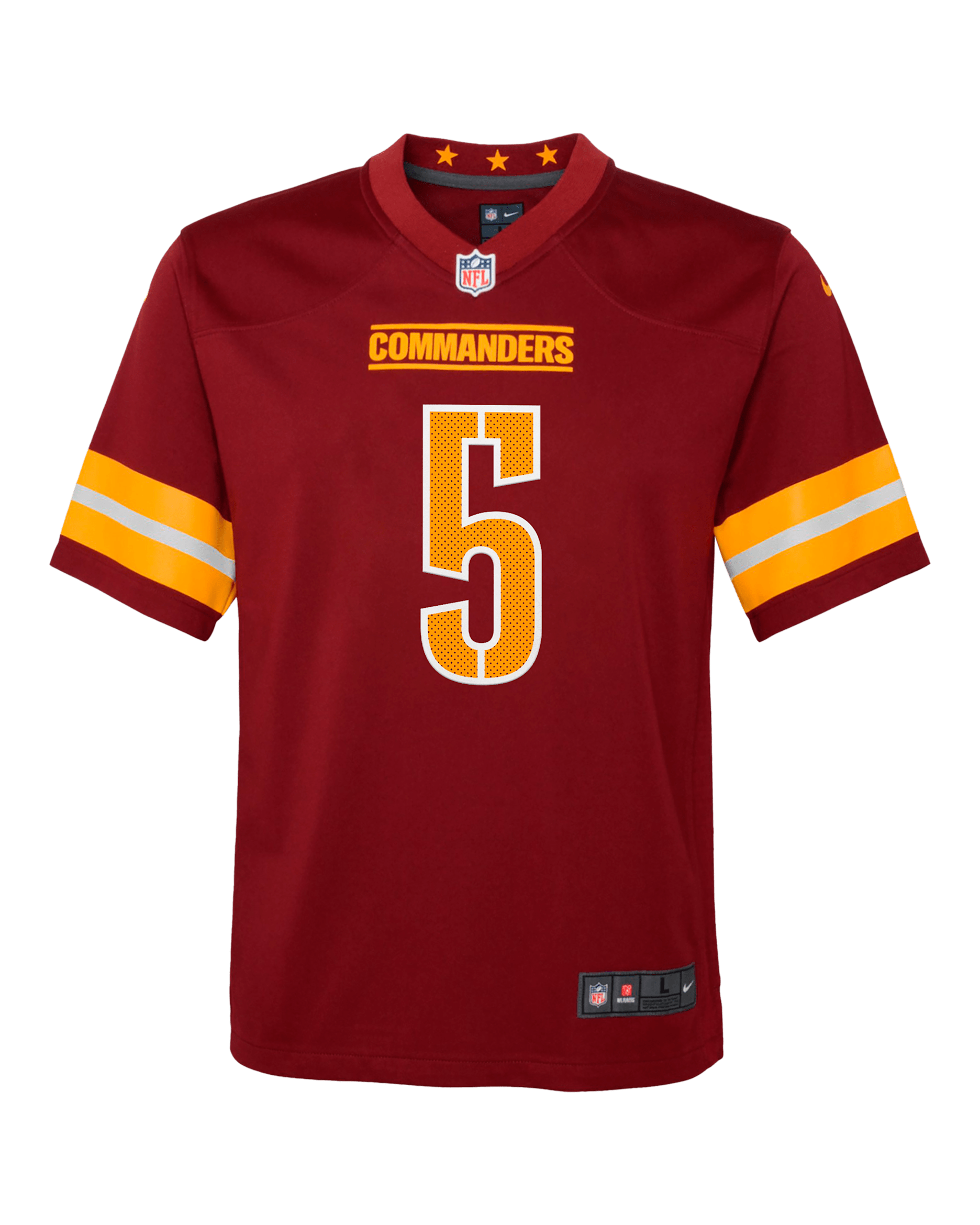 Jayden Daniels Washington Commanders Big Kids' Nike NFL Game Jersey - Burgundy