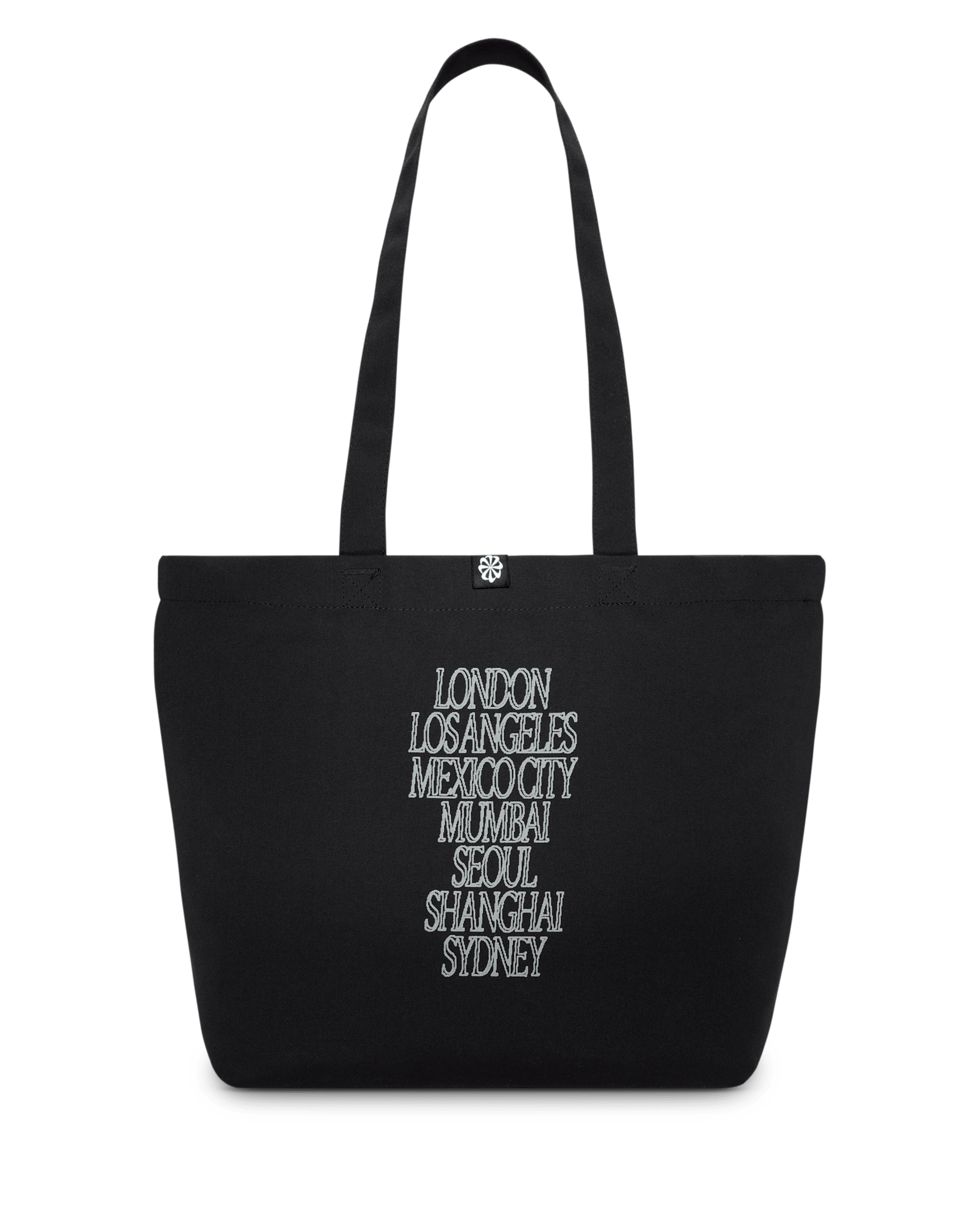 나이키 헤리티지 2.0 After Dark Tour 토트백(22L) - 블랙/리플렉티브 실버/메탈릭 실버