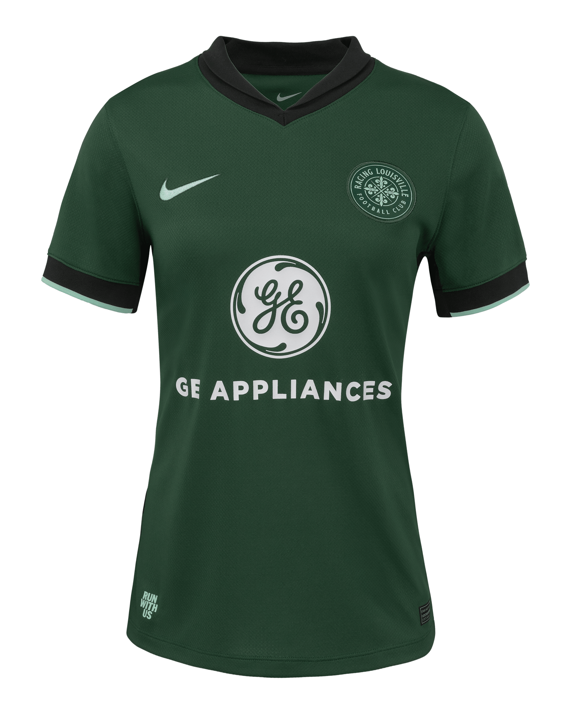 Racing Louisville FC 2025 Stadium Away Women's Nike Dri-FIT NWSL Replica Jersey - Fir/Night Forest