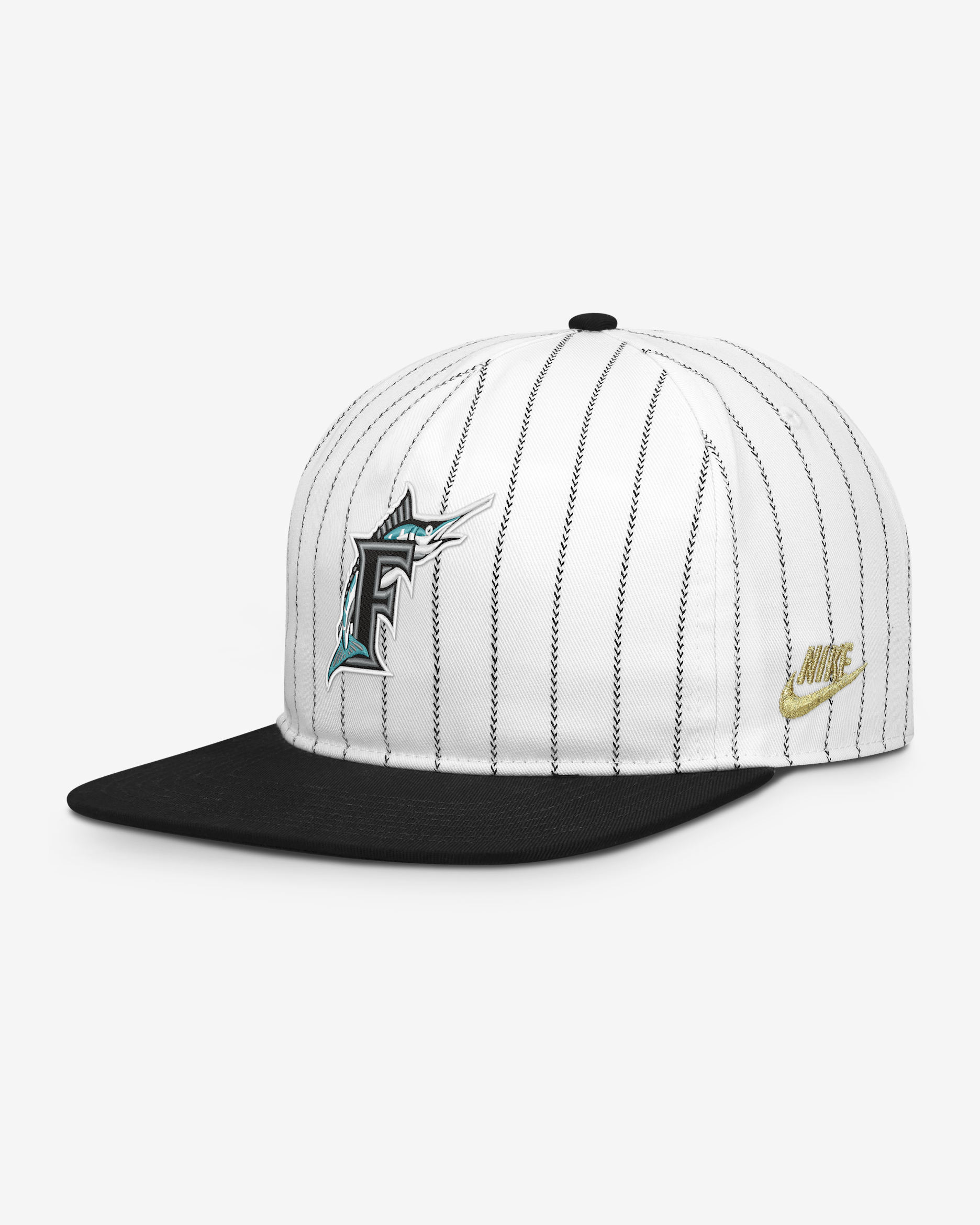 Florida Marlins Pro Men's Nike MLB Adjustable Hat - White