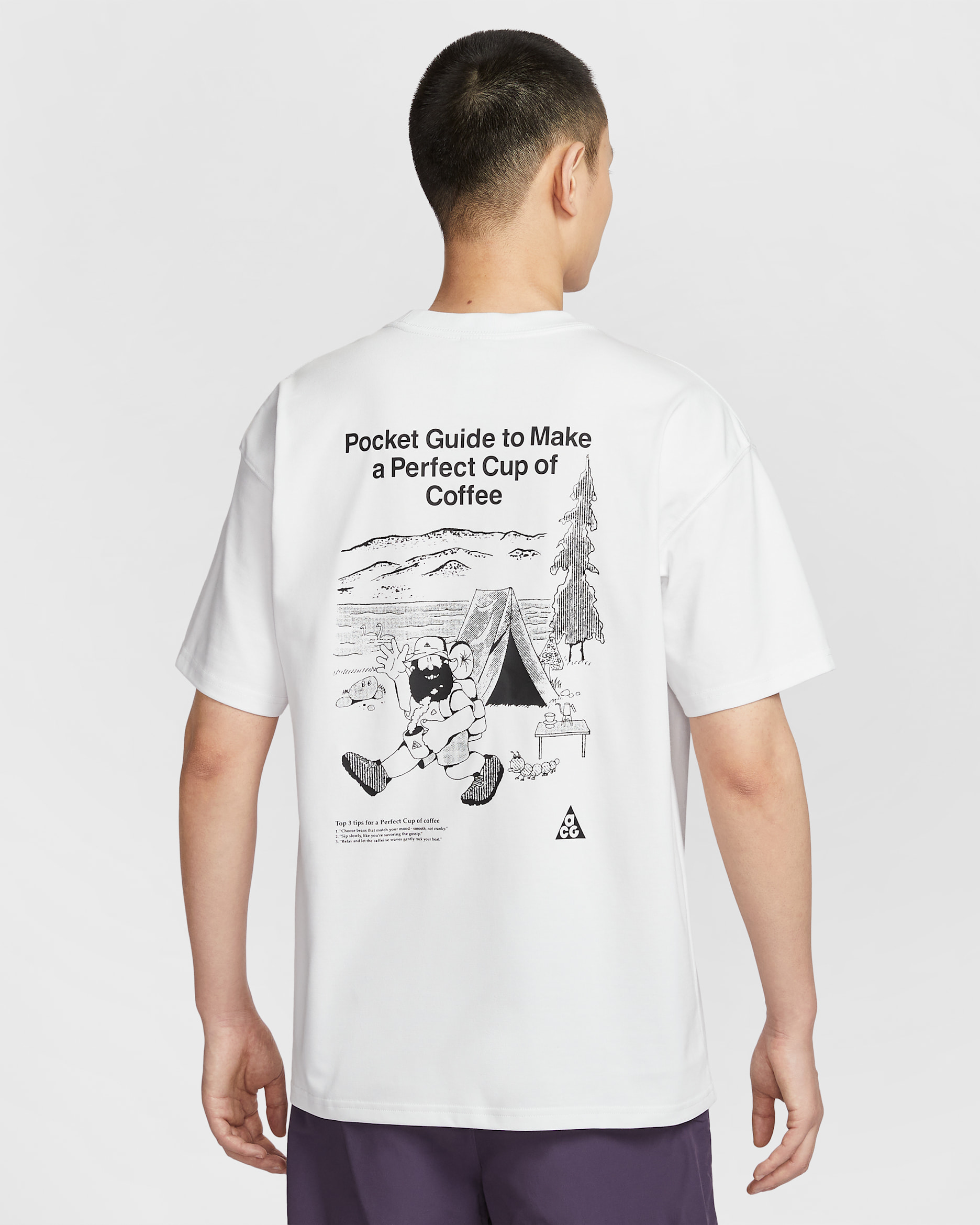 나이키 NRG ACG 남성 반팔 티셔츠 - 서밋 화이트