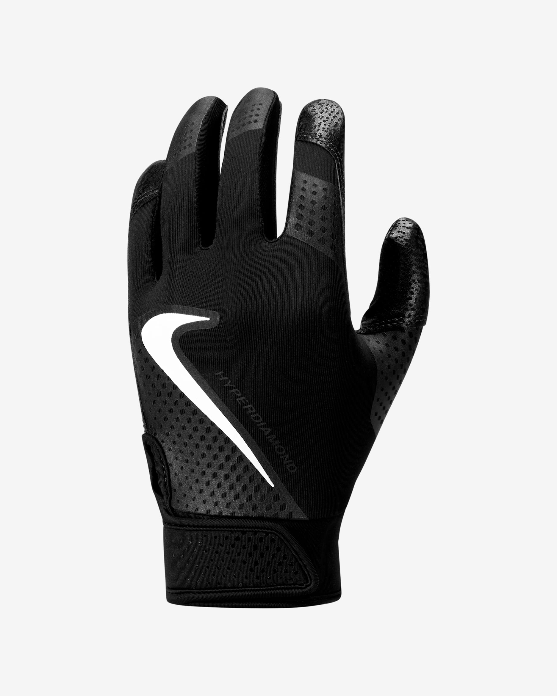 Guantes de bateo para softball Nike Hyperdiamond Select - Negro