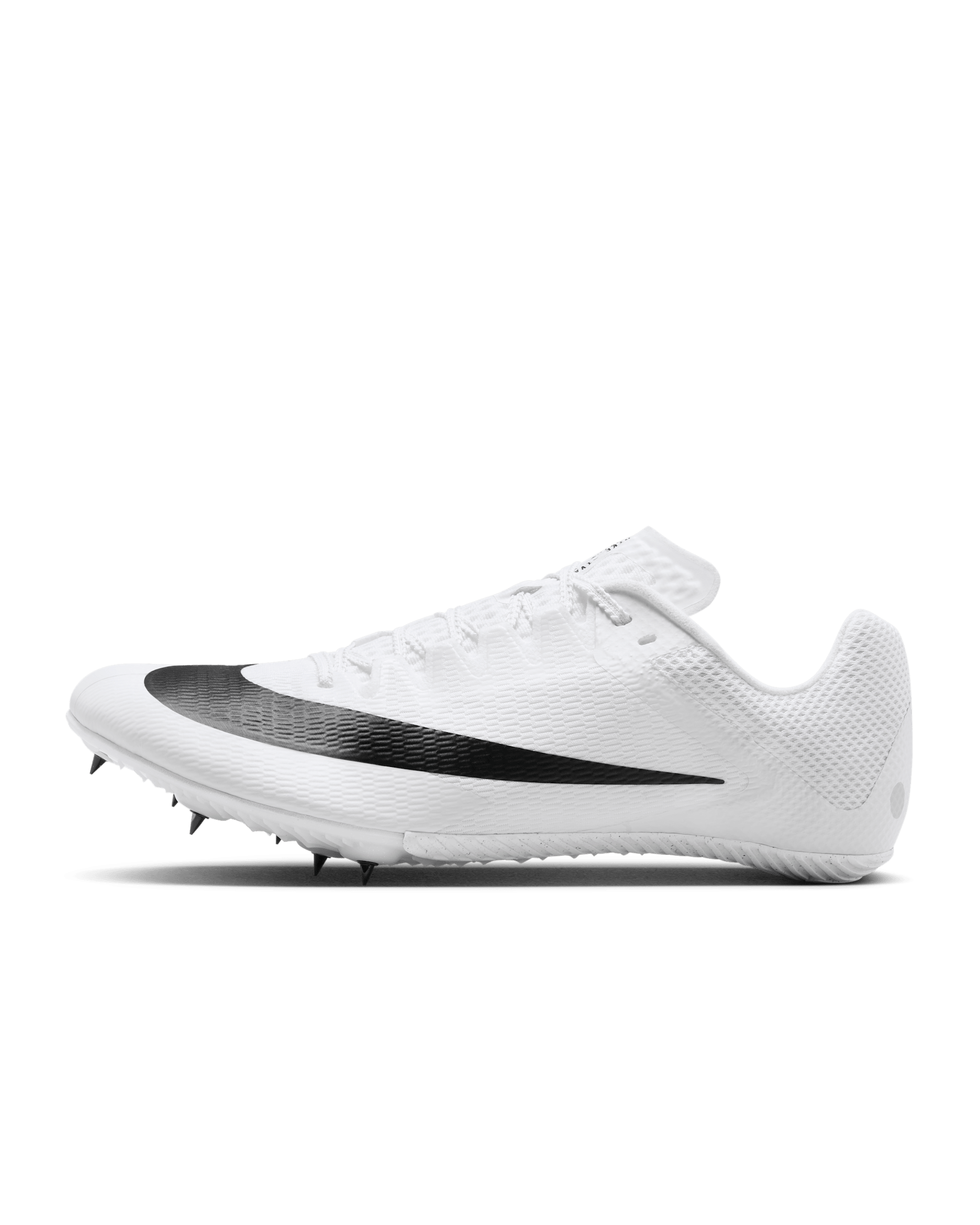 Nike Zoom Rival Sprint Track & Field Sprinting Spikes - White/Metallic Silver/Black