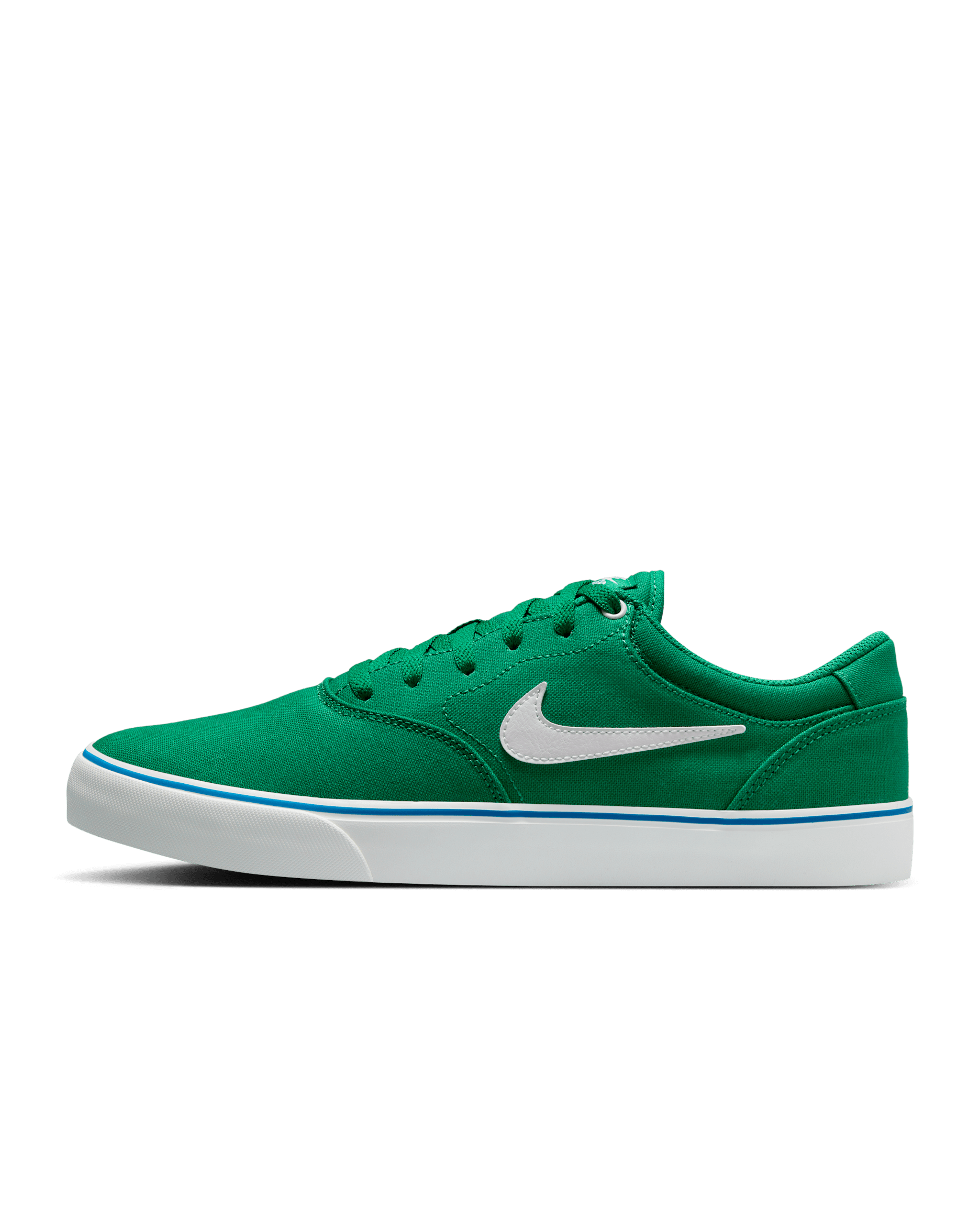 Nike SB Chron 2 Canvas Skate Shoe - Malachite/Malachite/Star Blue/Summit White