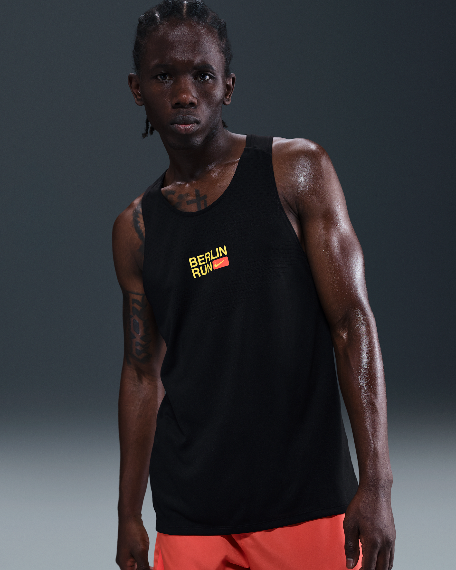 Nike Stride Dri-FIT ADV Lauf-Tanktop (Herren) - Schwarz