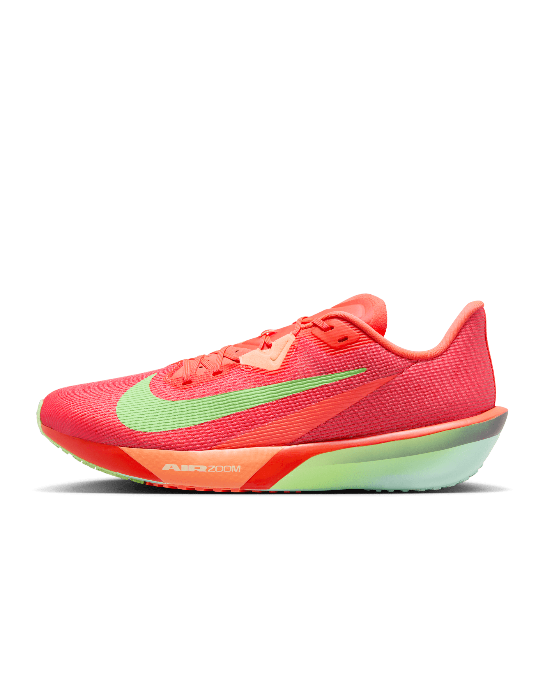 Tenis de carrera en pavimento para hombre Nike Zoom Rival Fly 4 - Carmesí brillante/Hipernaranja/Espuma menta/Morado cueva