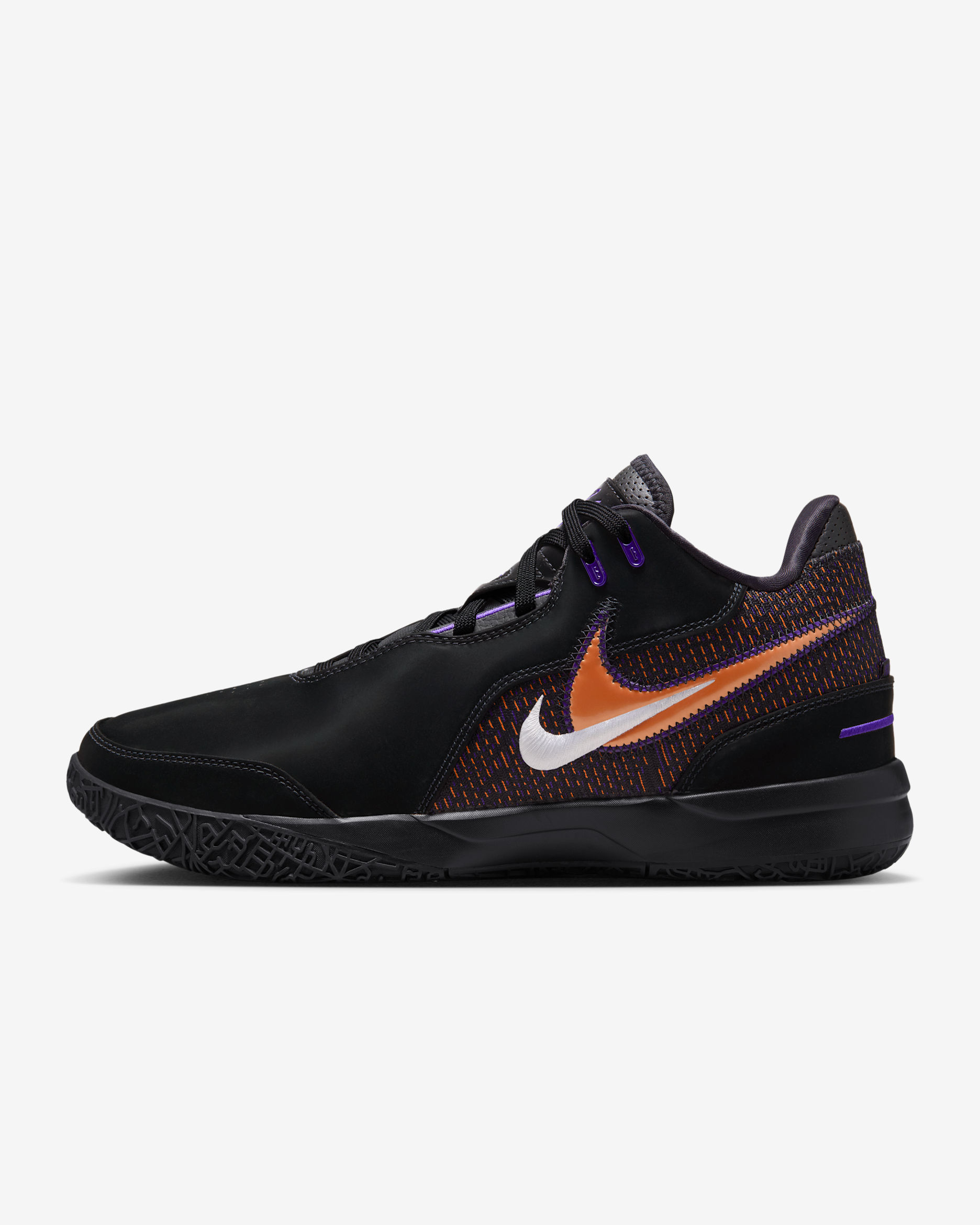 LeBron NXXT Gen AMDP "Diana Taurasi" Basketball Shoes - Black/Field Purple/Bright Mandarin/White