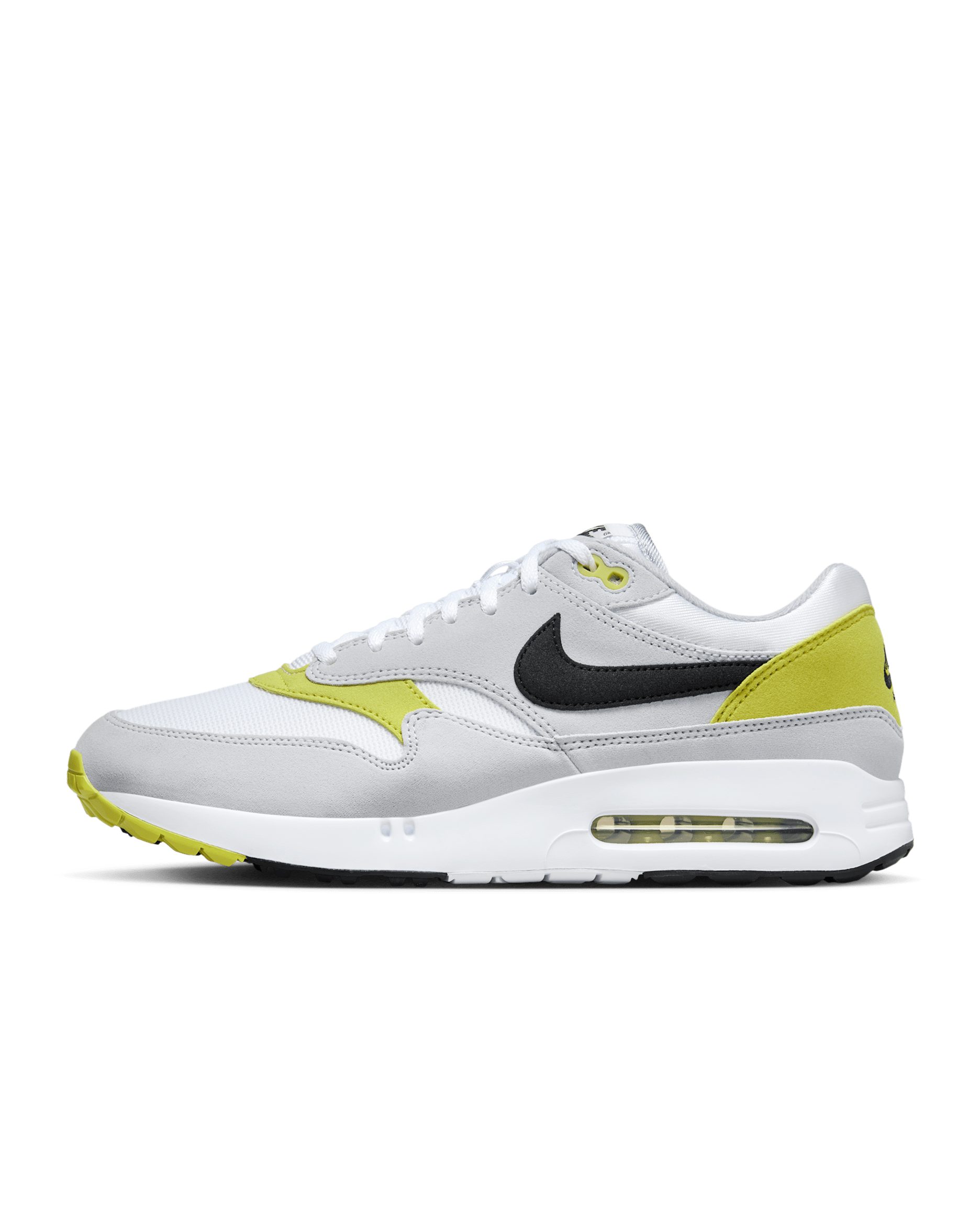 Nike Air Max 1 '86 OG G Men's Golf Shoes - Wolf Grey/White/Bright Cactus/Black