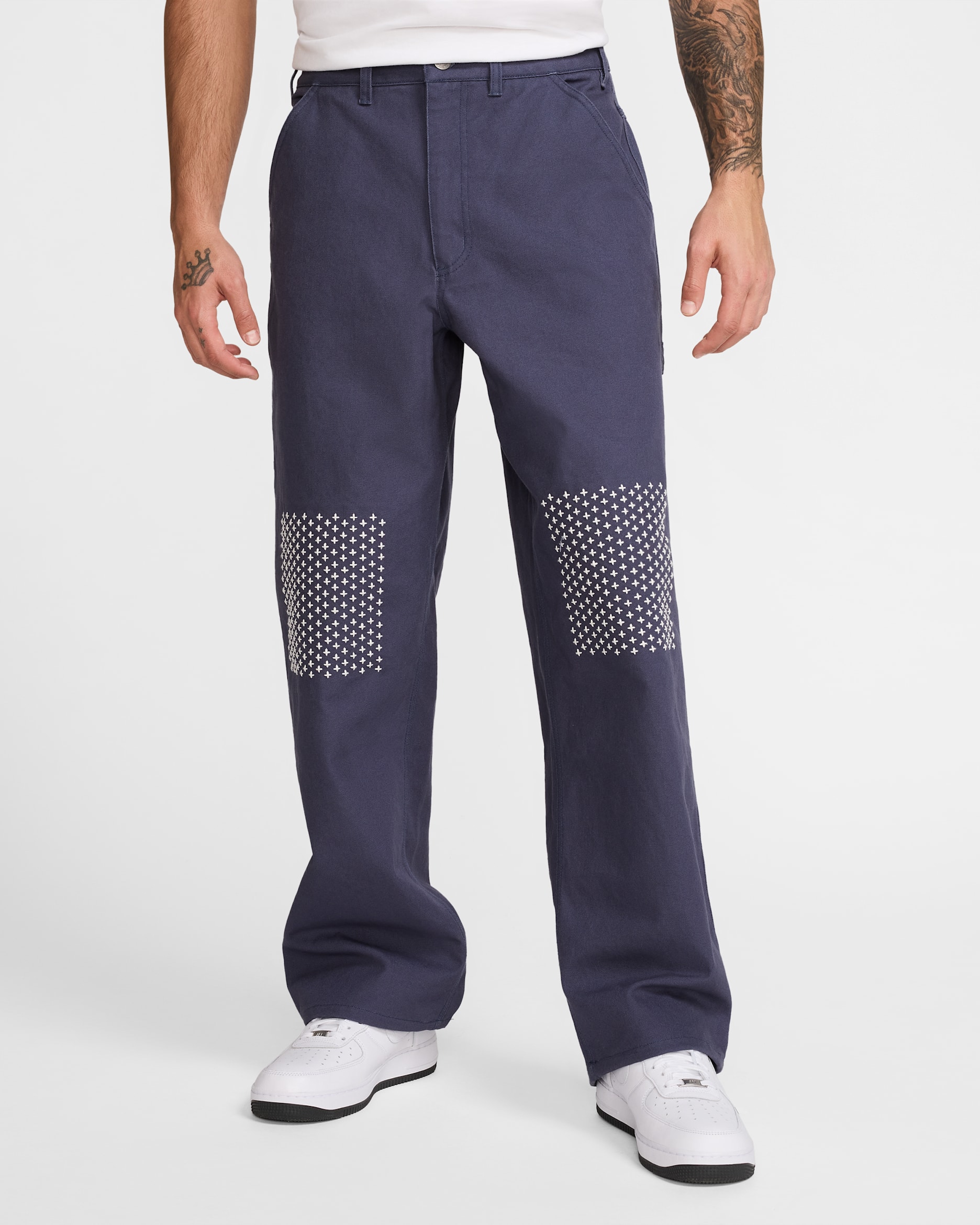 Nike Life Men's Carpenter Pants - Thunder Blue/Phantom/Thunder Blue