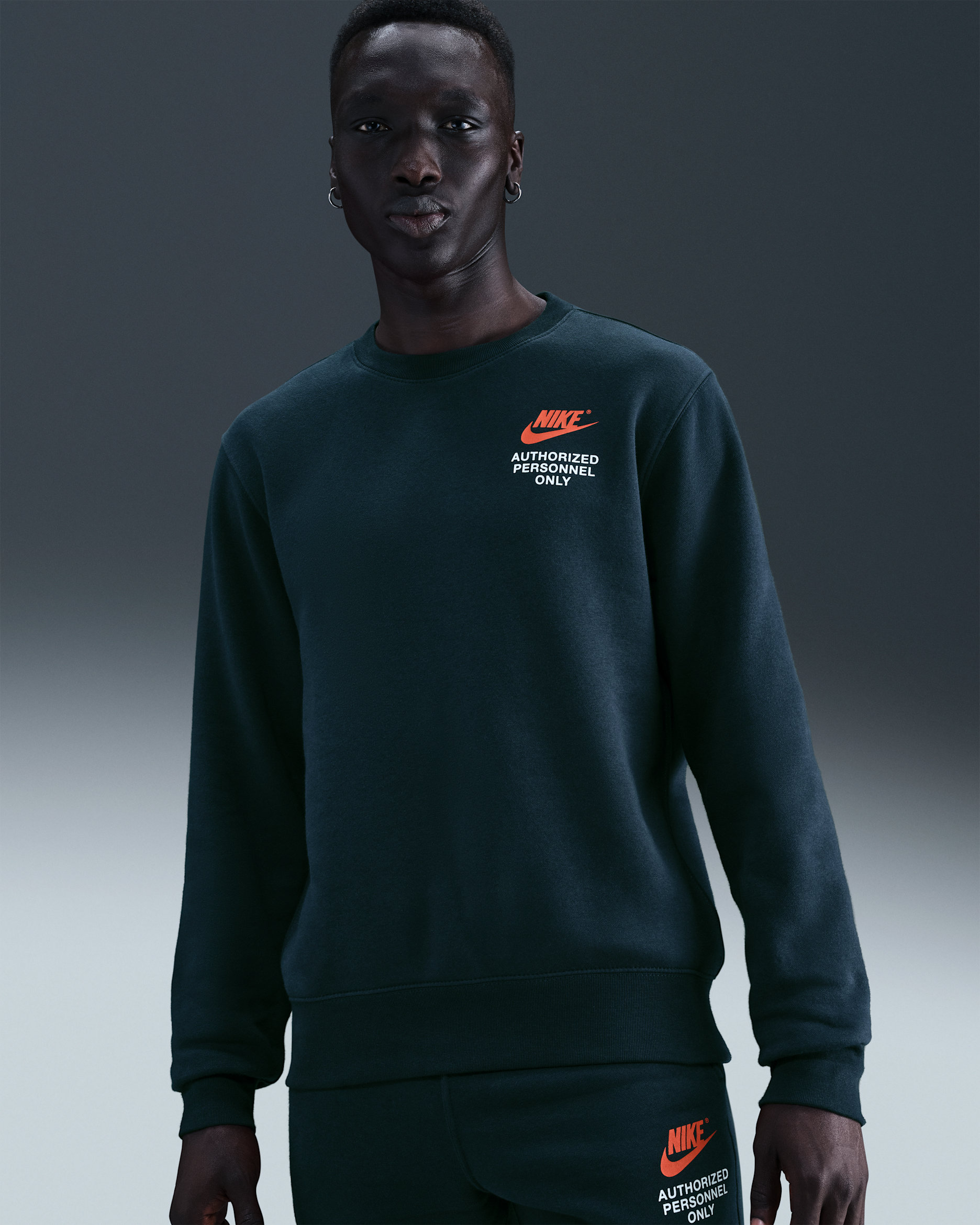 Felpa a girocollo in fleece Nike Sportswear Club – Uomo - Armory Navy