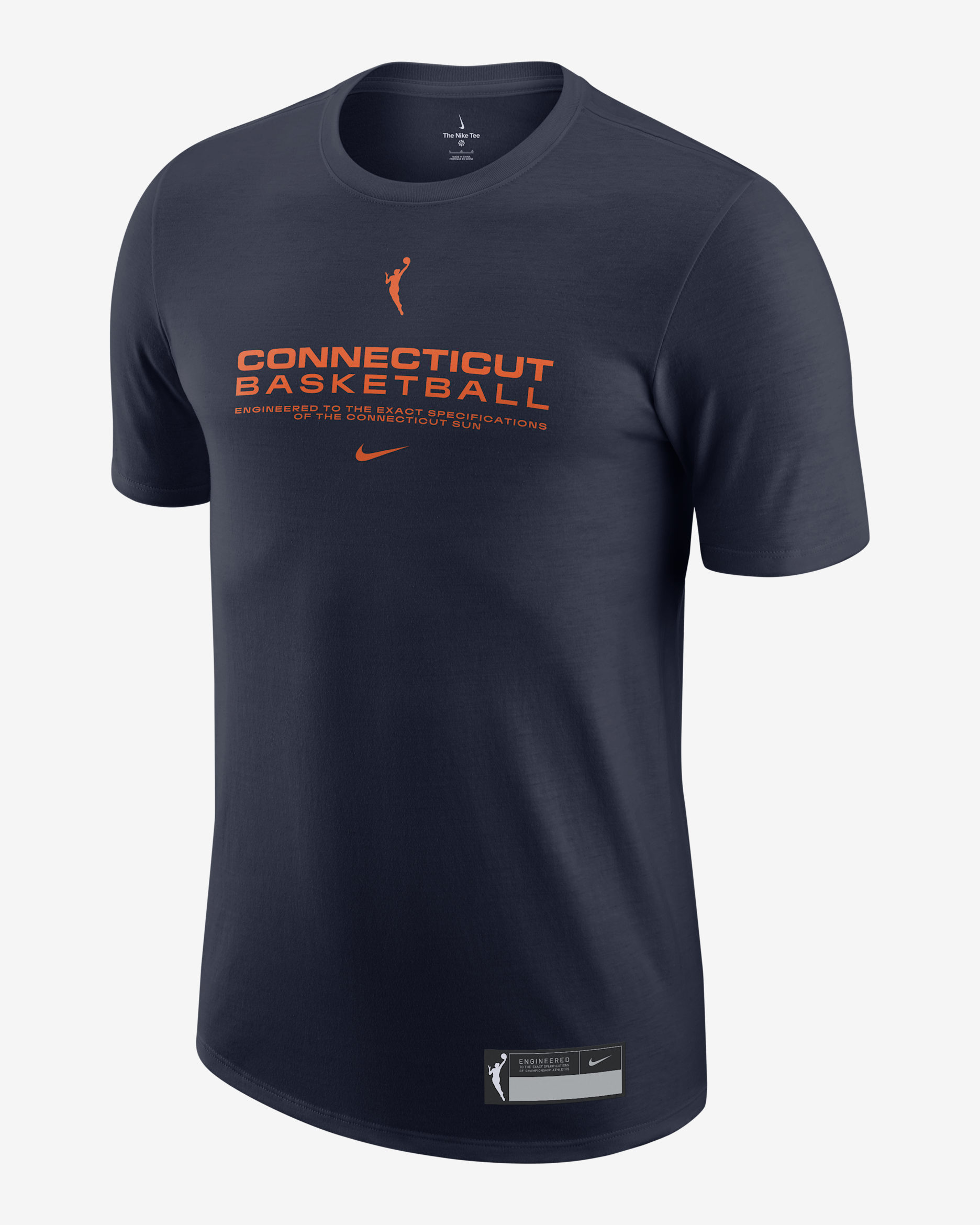 Playera de entrenamiento Nike Dri-FIT WNBA Connecticut Sun Legend - Azul marino universitario