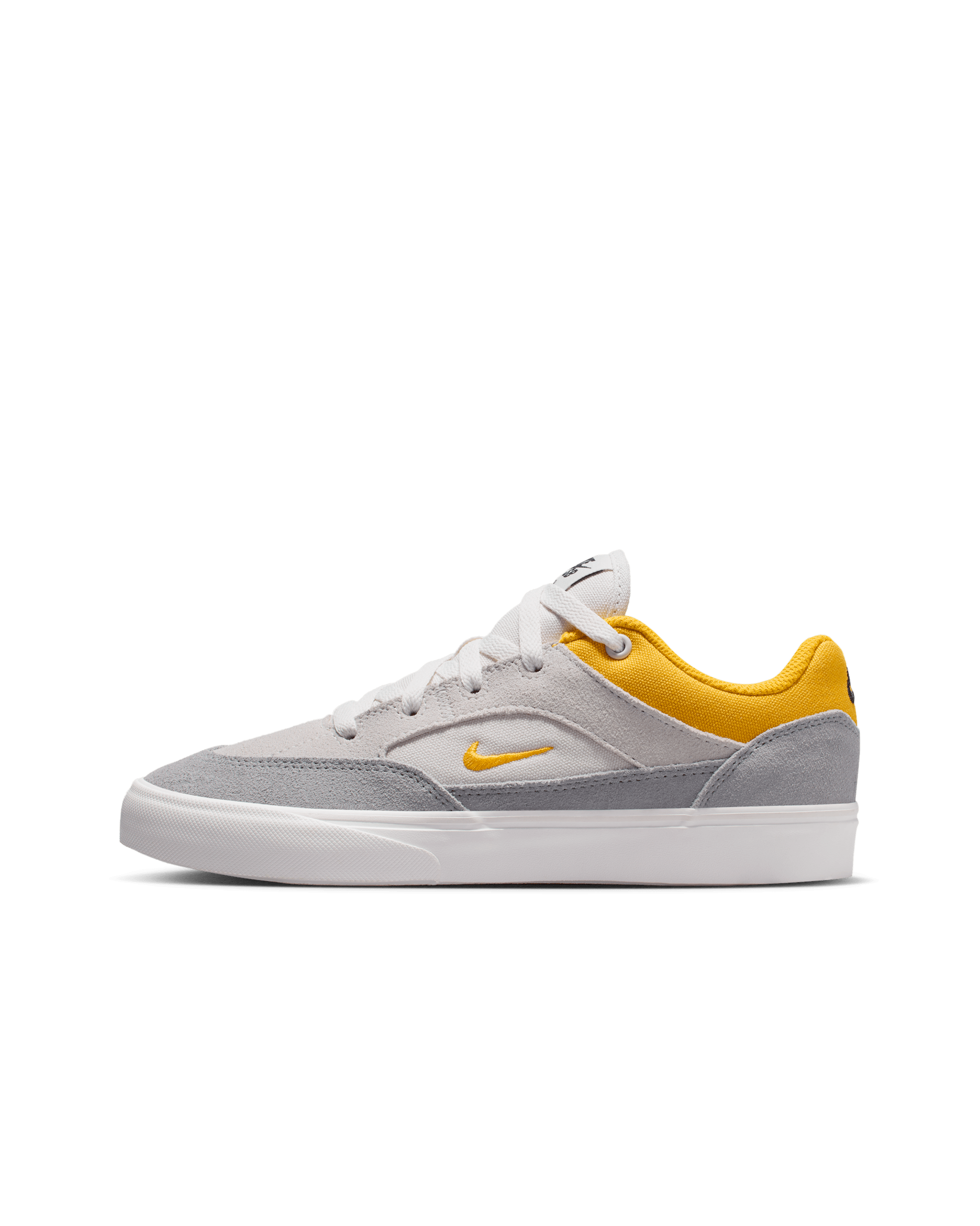 Nike SB Malor Older Kids' Skate Shoes - Platinum Tint/Wolf Grey/Summit White/University Gold