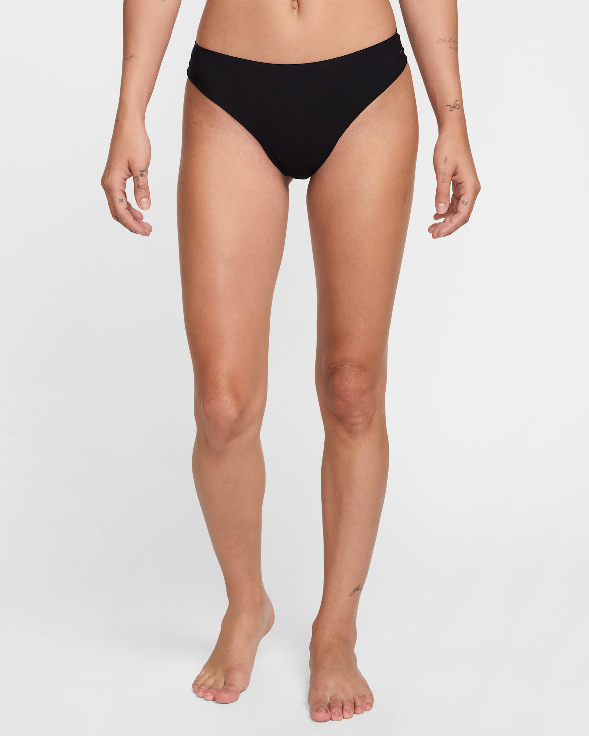 Nike Leak Protection: Period Women's Thong Underwear - Black/Cool Grey