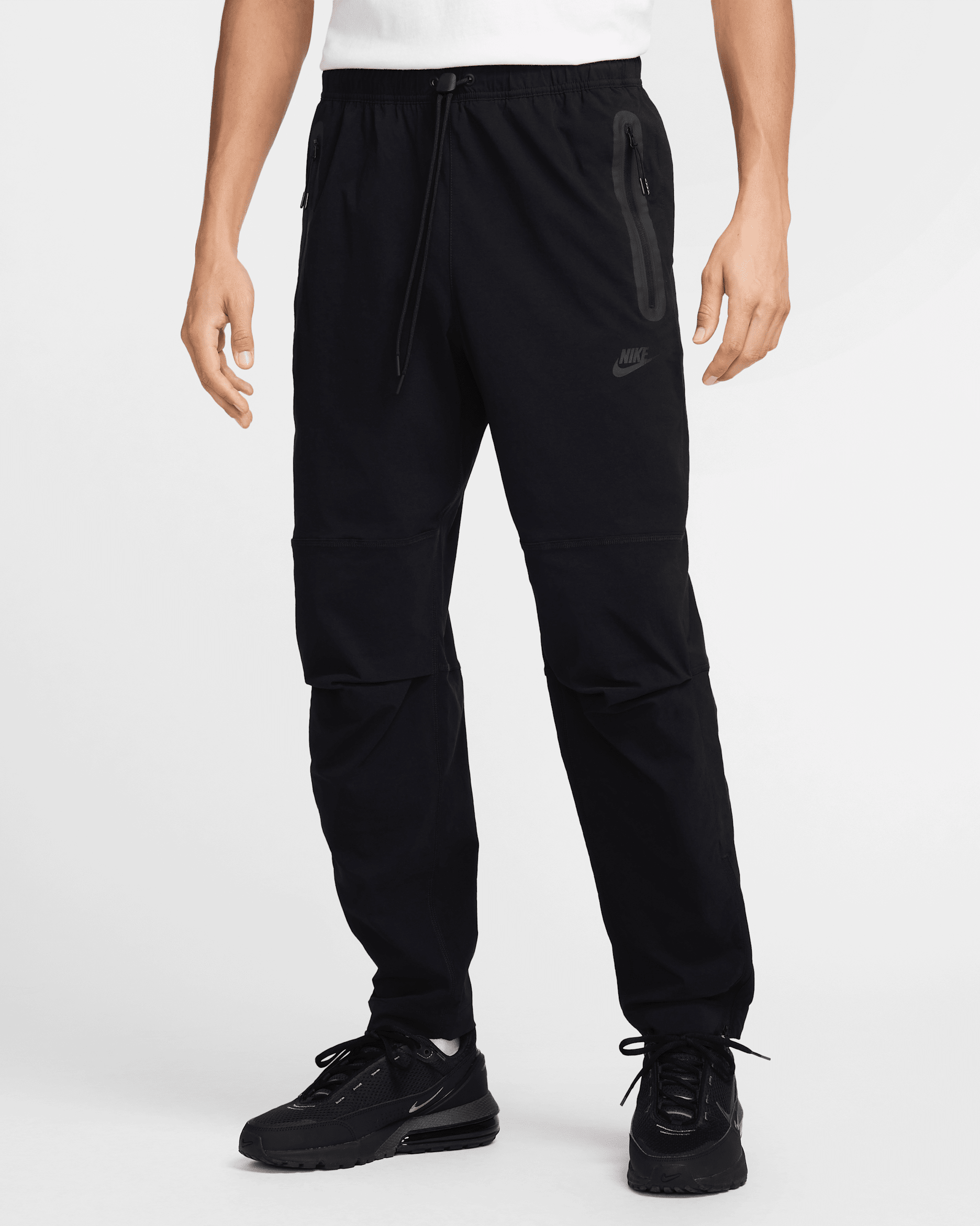 Calças entrançadas Nike Tech para homem - Preto/Preto