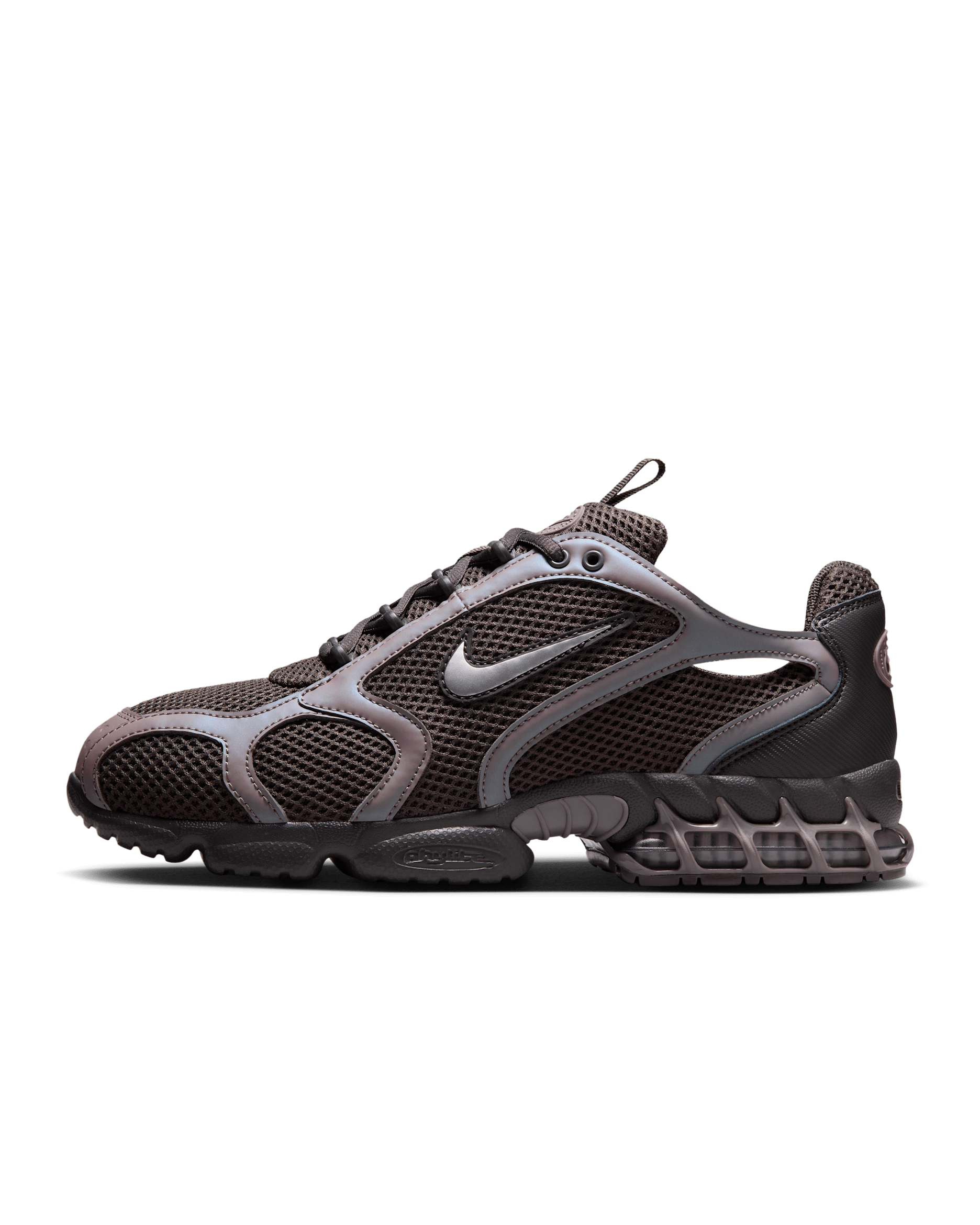 Nike Air Zoom Spiridon Cage 2 男鞋 - Medium Ash/Taupe Grey/Cave Stone/Metallic Silver