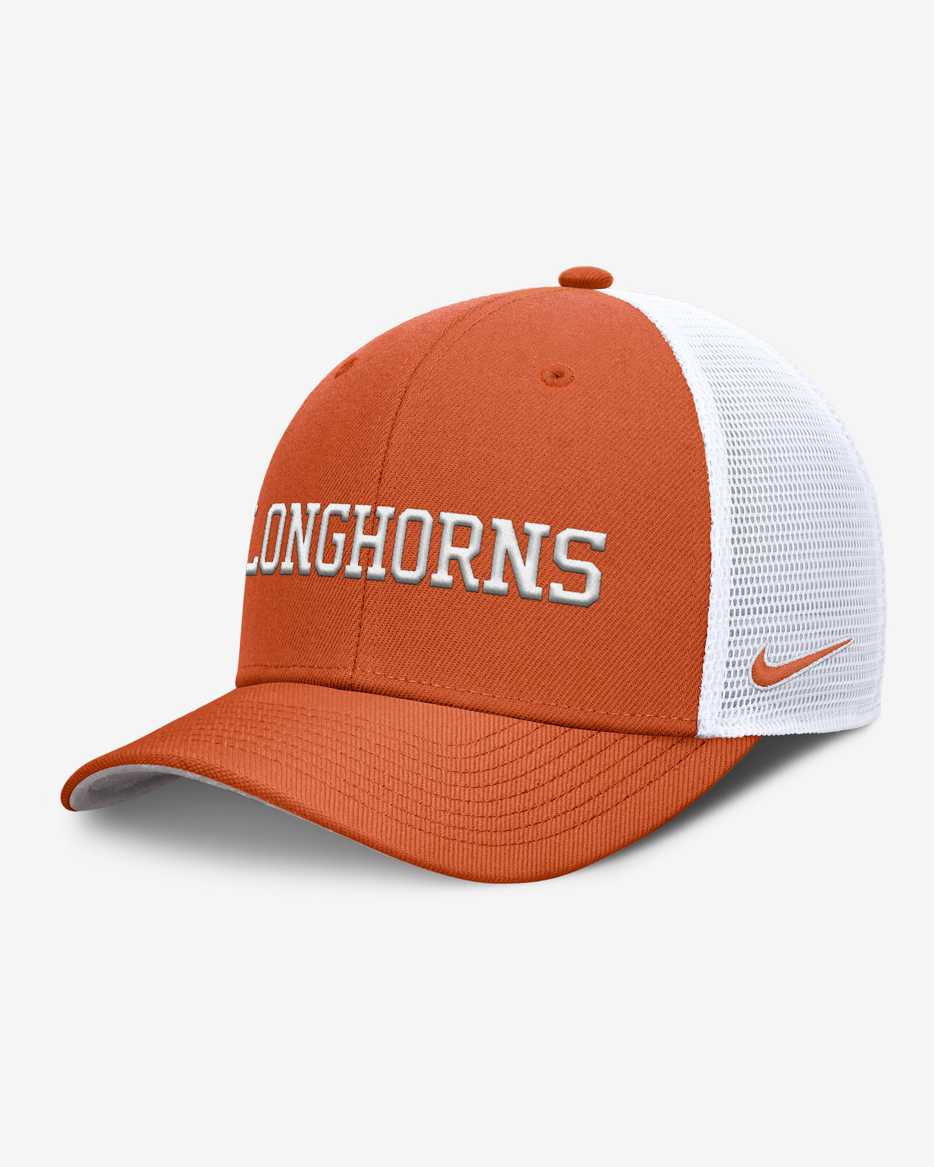 Texas Dugout Coaches Rise Men's Nike Dri-FIT College Trucker Adjustable Hat - Desert Orange