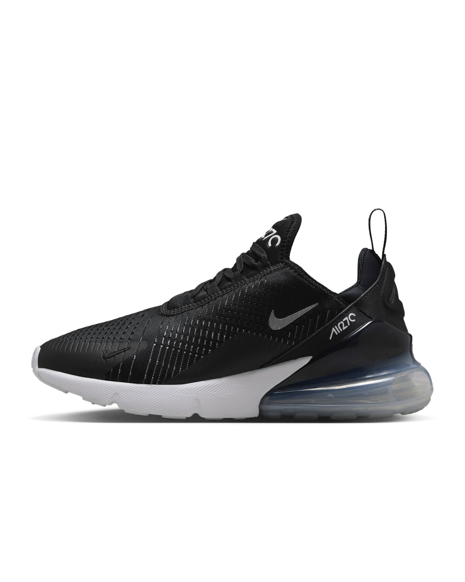 Nike Air Max 270 Women's Shoes - Black/White/Metallic Silver